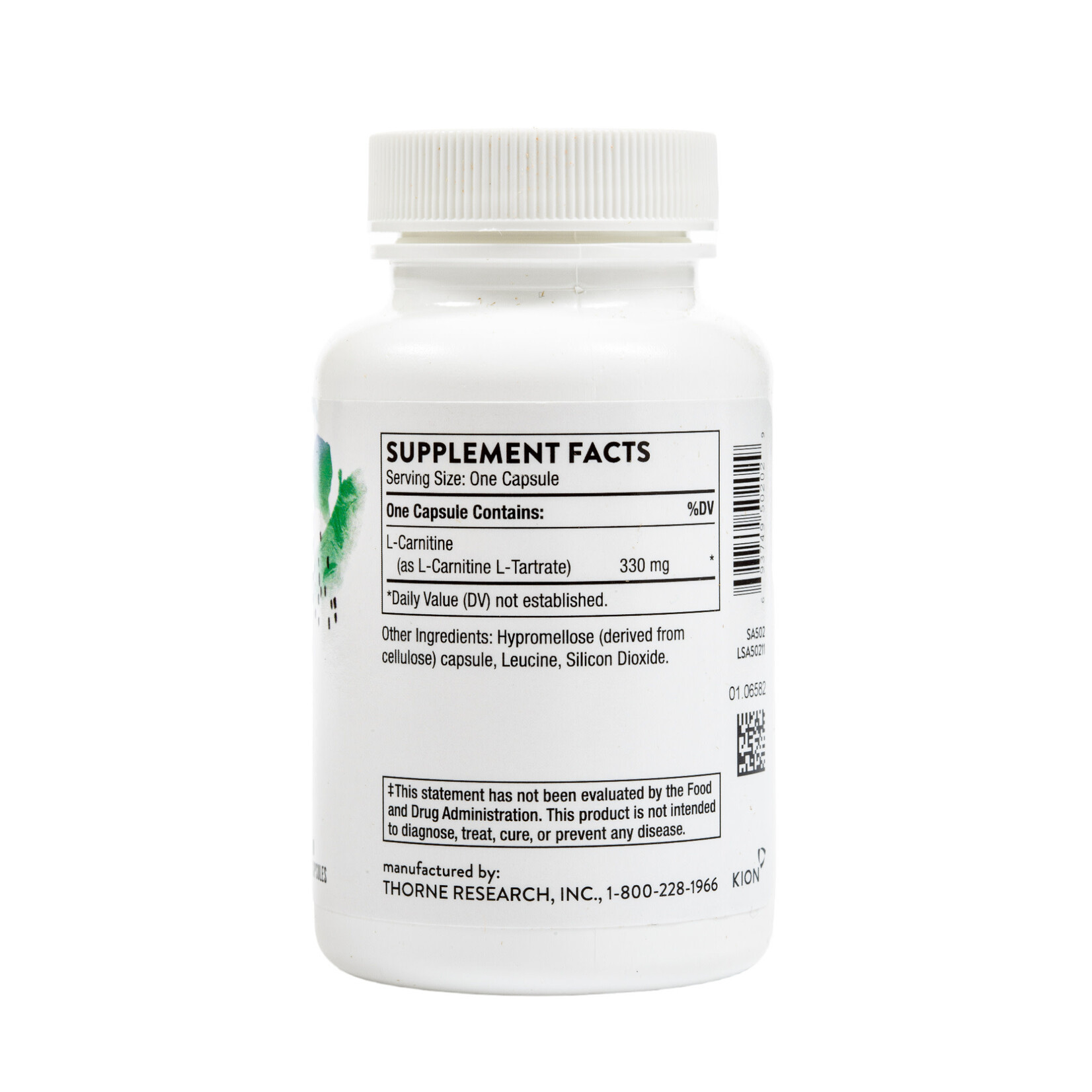 Thorne Research L-Carnitine 330mg 60c Thorne D/C