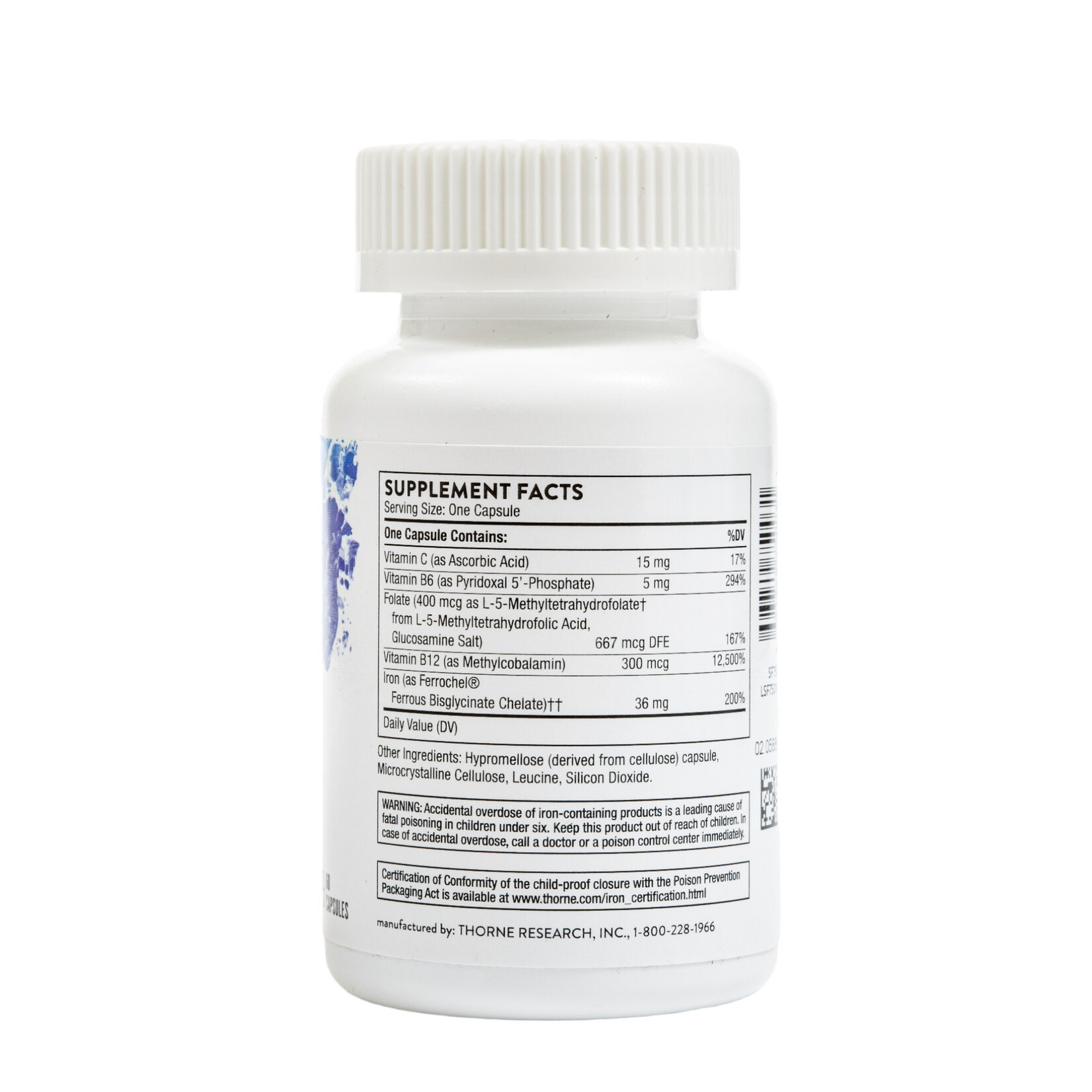 Thorne Research Advanced Iron Complex (Formerly Ferrasorb) 60c Thorne