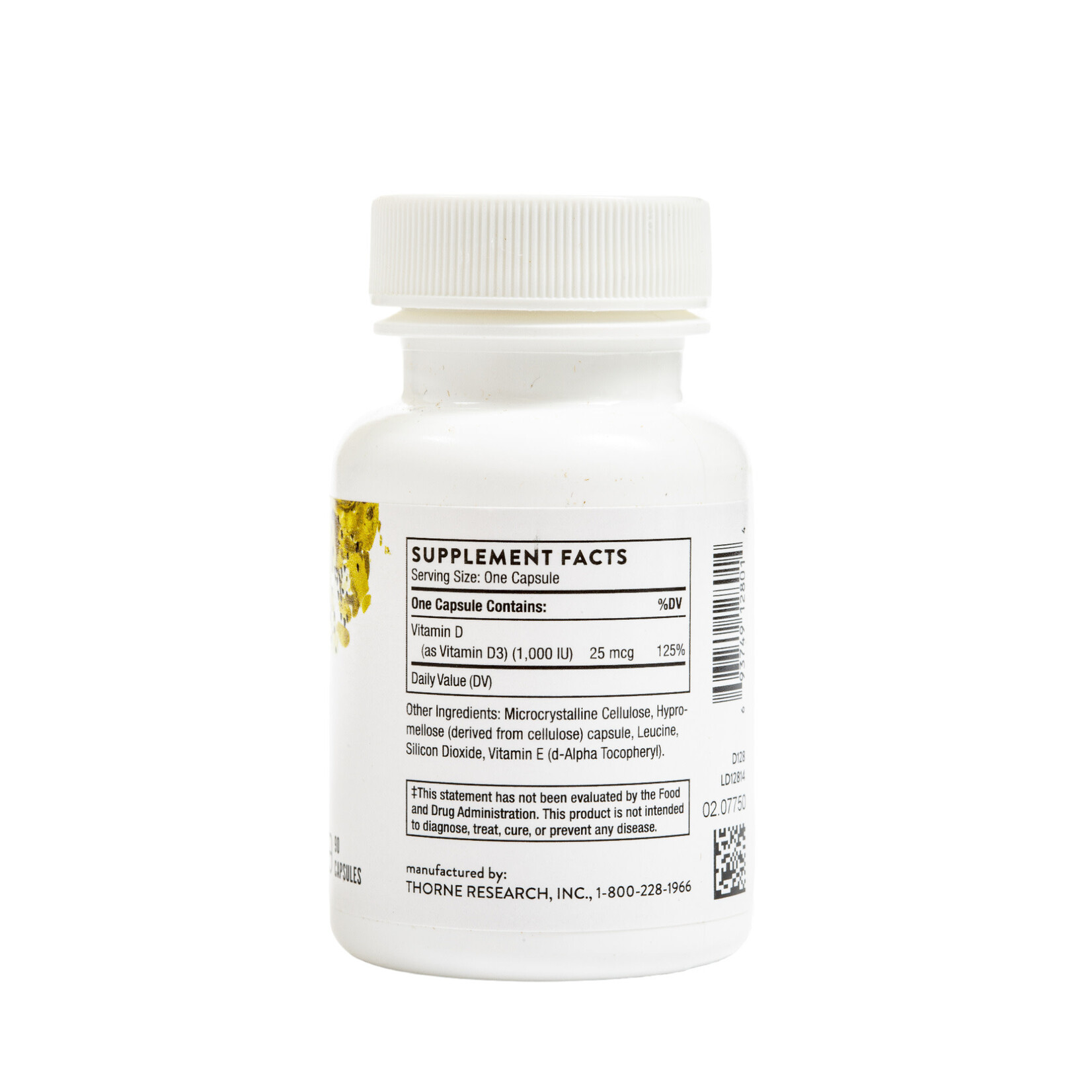 Thorne Research Vitamin D 1000 90c Thorne