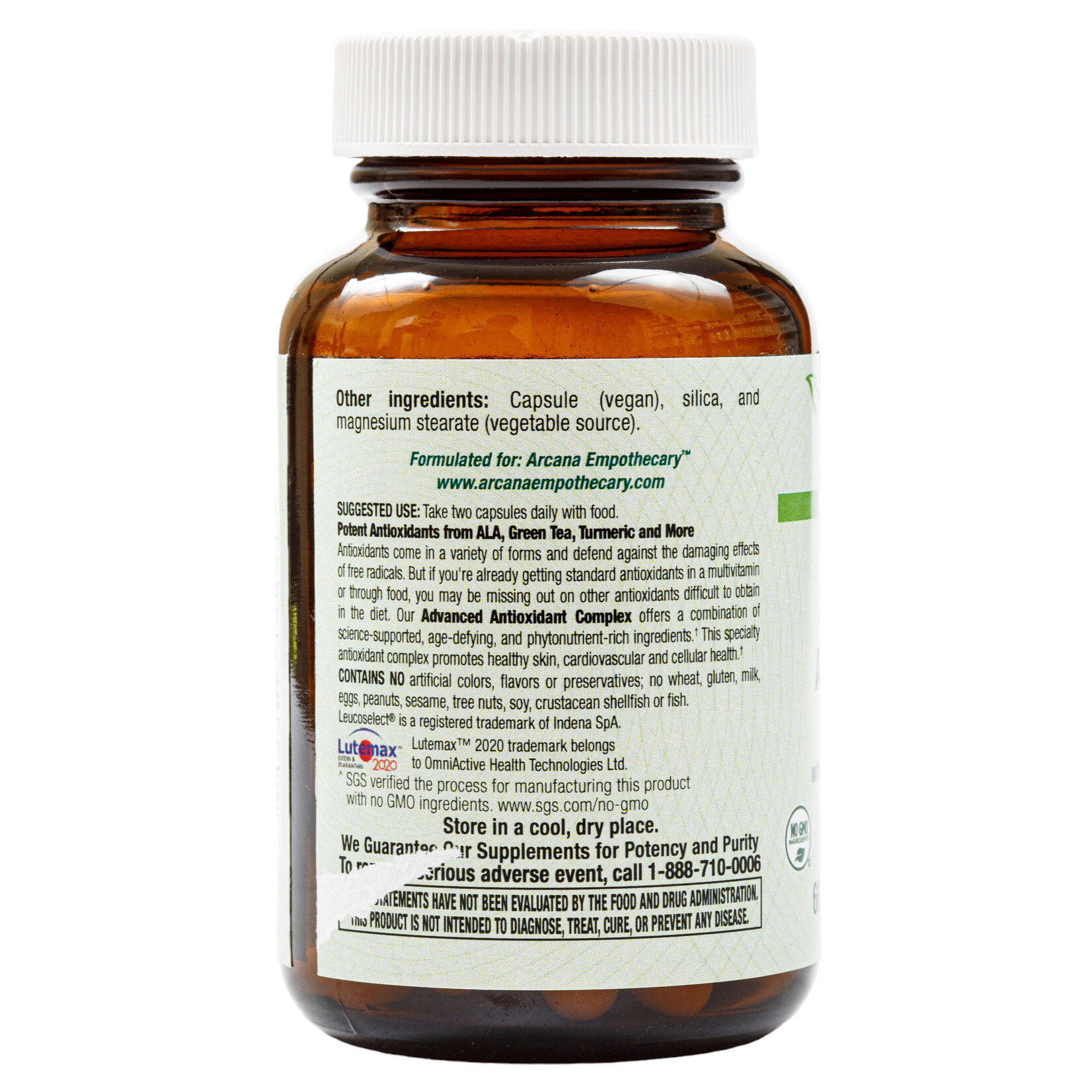 Arcana Empothecary Advanced Antioxidant Complex 60c Arcana