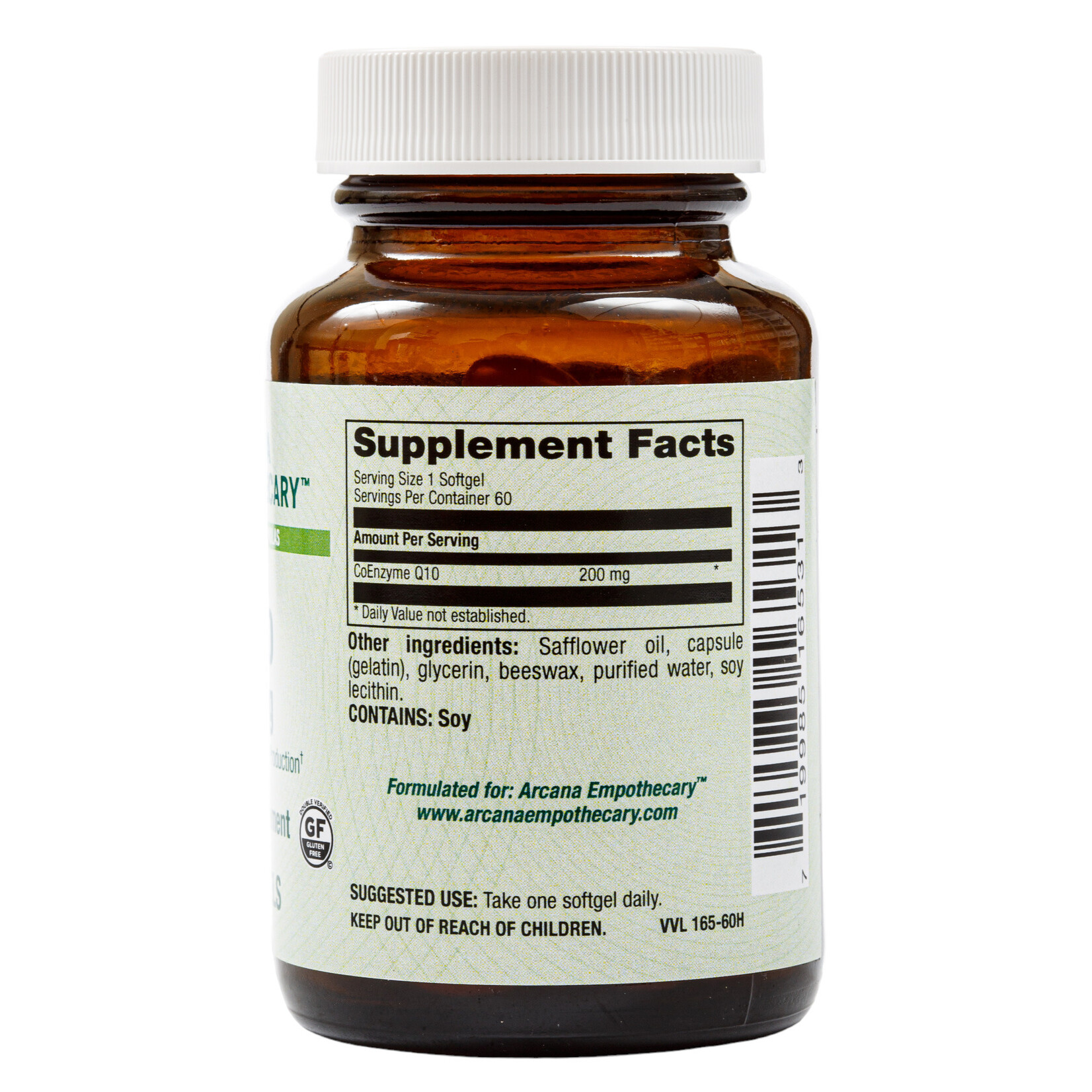 Arcana Empothecary CoQ10 200mg 60c Arcana