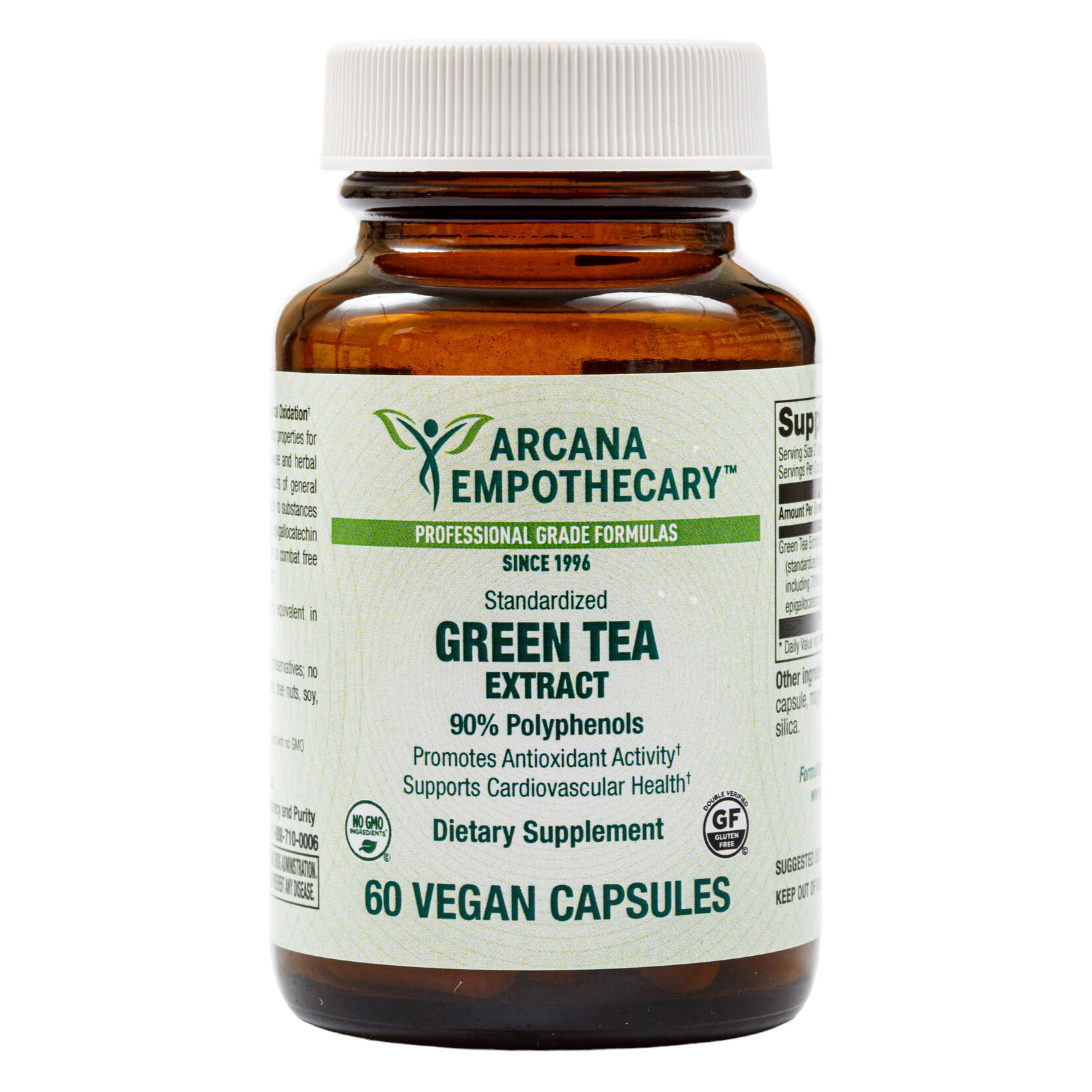 Arcana Empothecary Green Tea Extract 500mg 60c Arcana