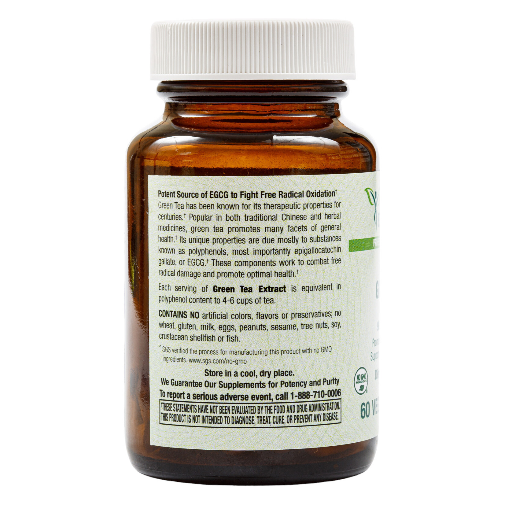 Arcana Empothecary Green Tea Extract 500mg 60c Arcana