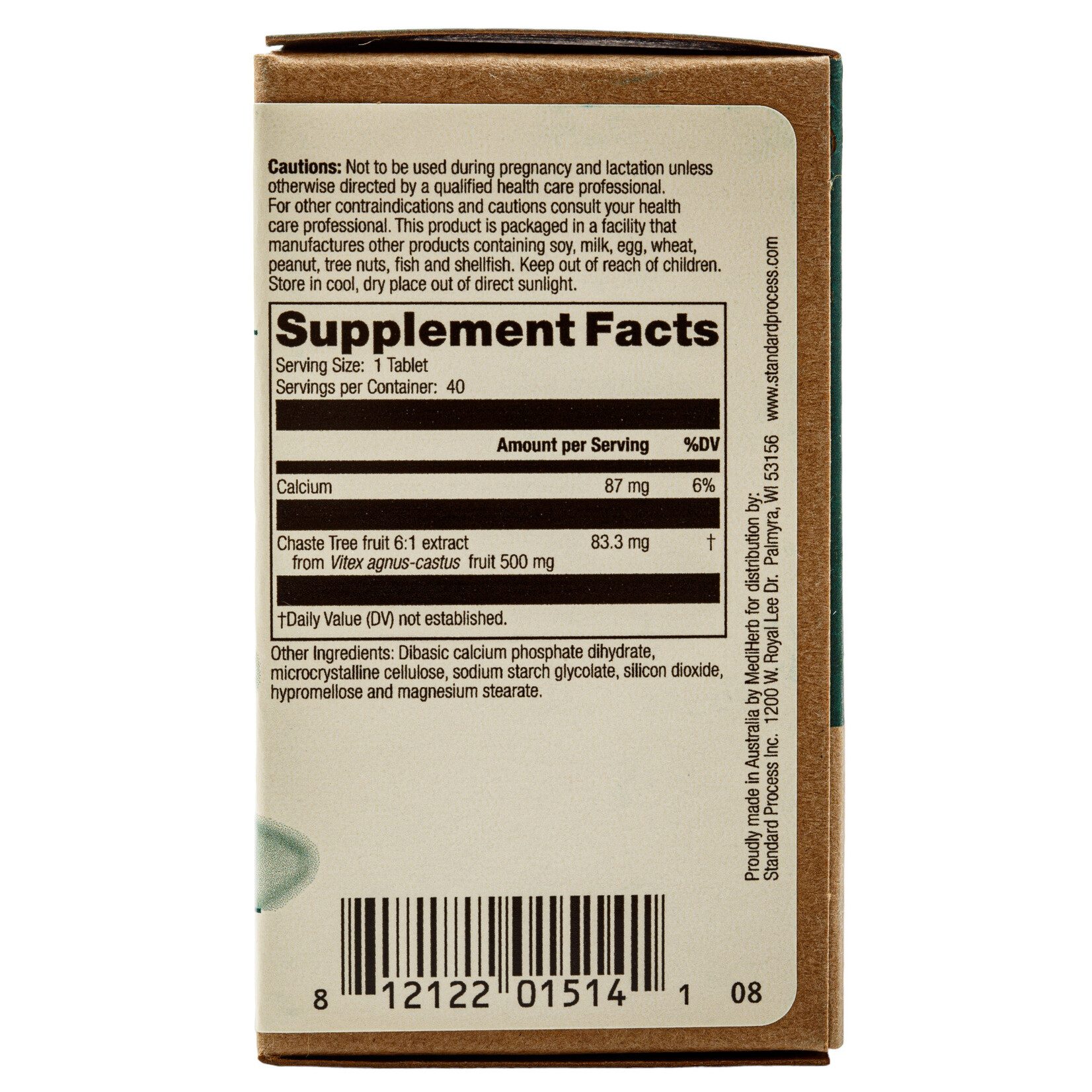 Chaste Tree 40t MediHerb