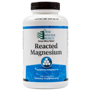 Ortho Molecular Products Reacted Magnesium 235mg 180c Ortho Molecular Products