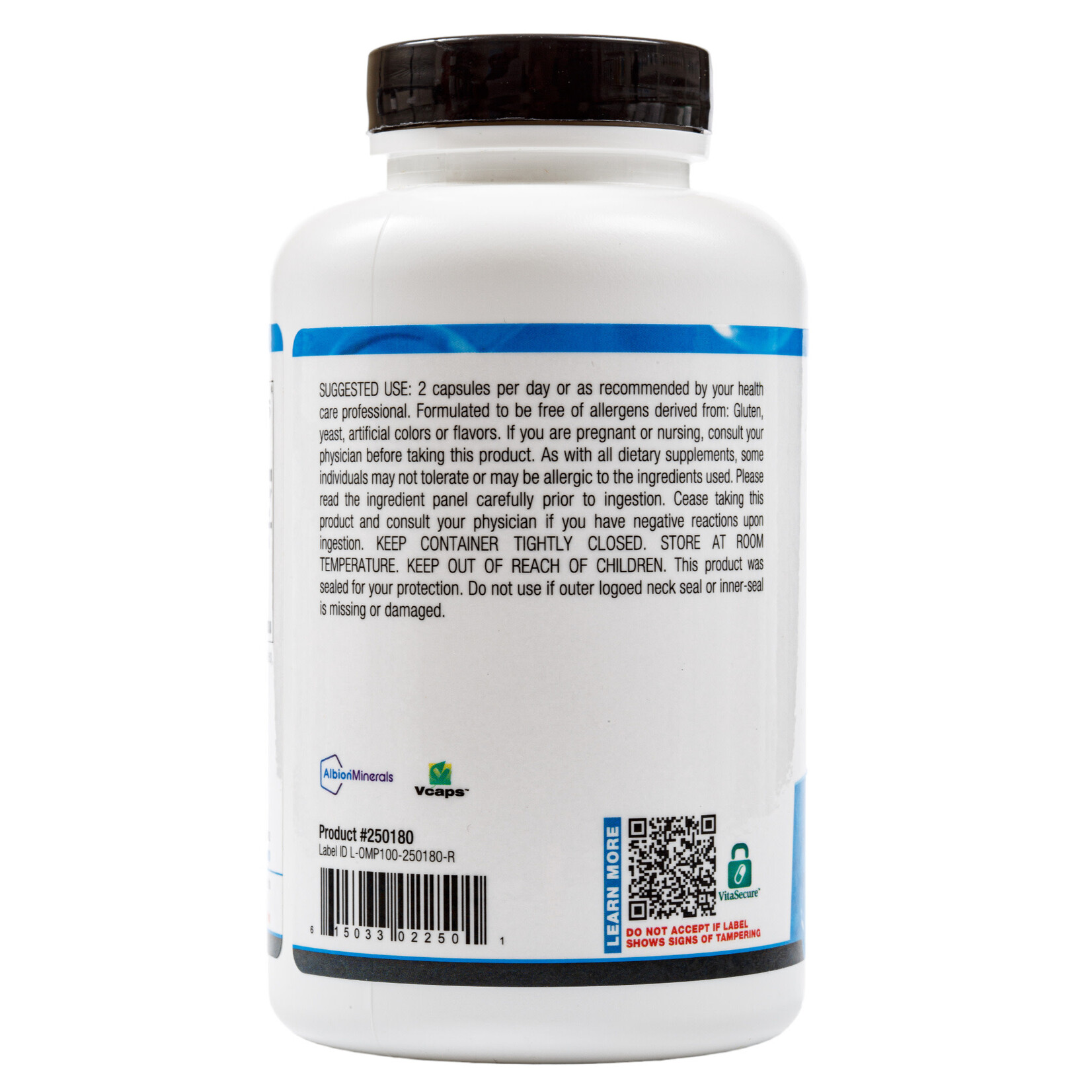 Ortho Molecular Products Reacted Magnesium 235mg 180c Ortho Molecular Products