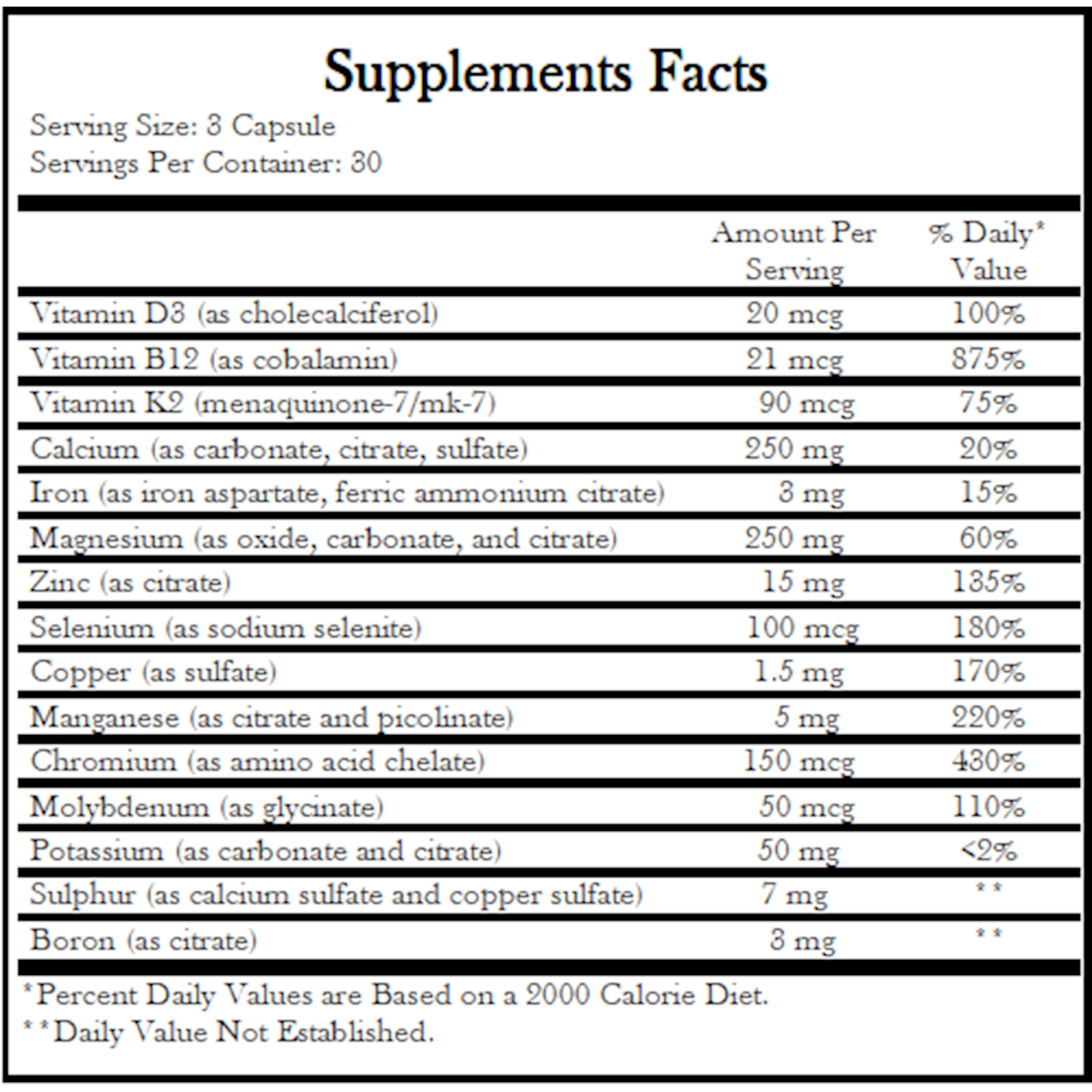 Cardiovascular Research (Ecological Formulas) Comprehensive Minerals 90c Cardiovascular Research