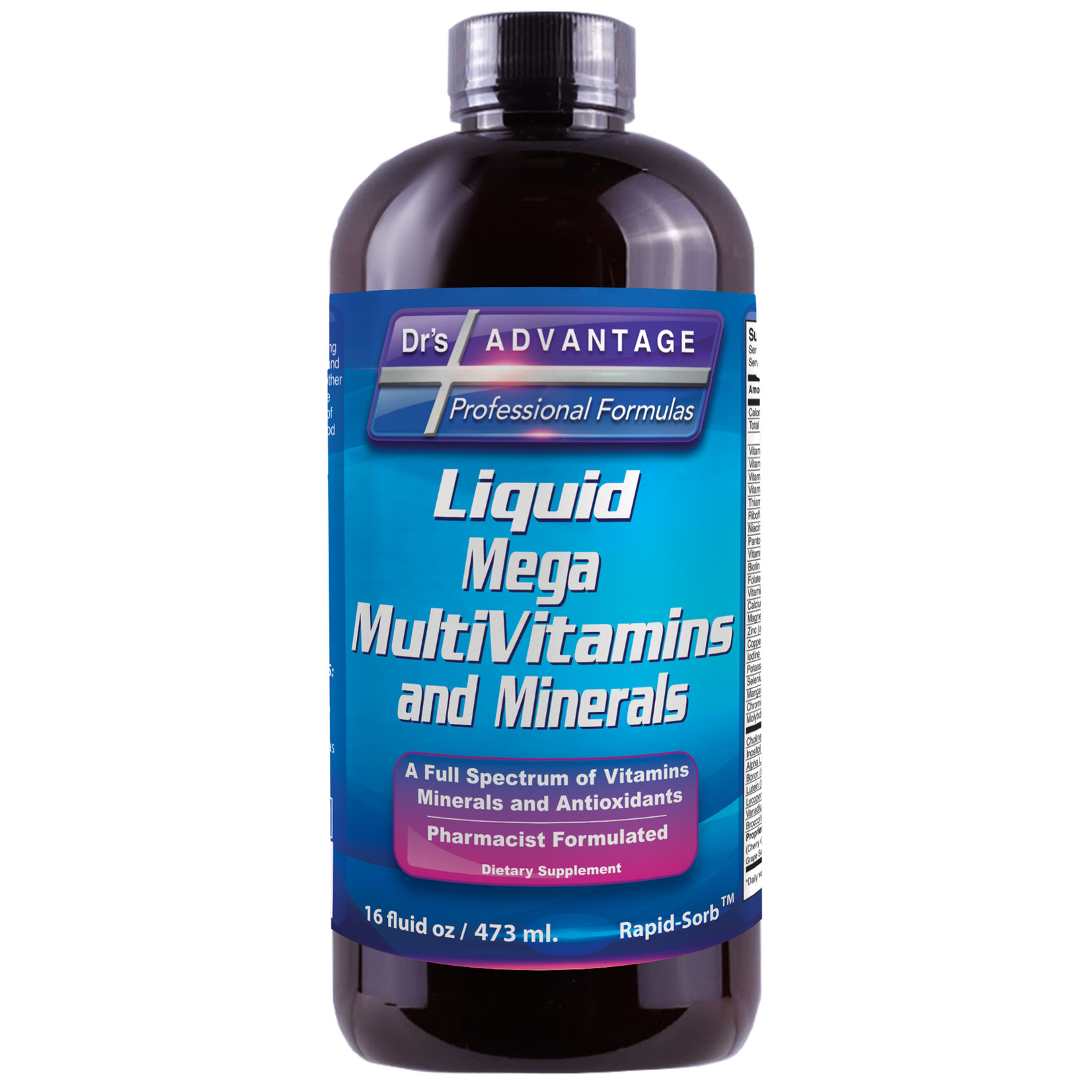 Dr's Advantage Liquid Mega MultiVitamins and Minerals 16oz Dr.'s Advantage