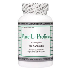 Montiff Pure L-Proline 500 mg 100c Montiff