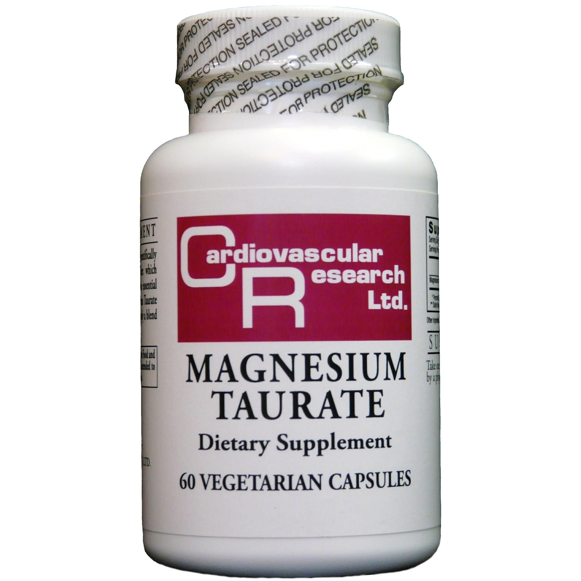 Magnesium Taurate 120 mg 60c Cardiovascular Research - Arcana Empothecary
