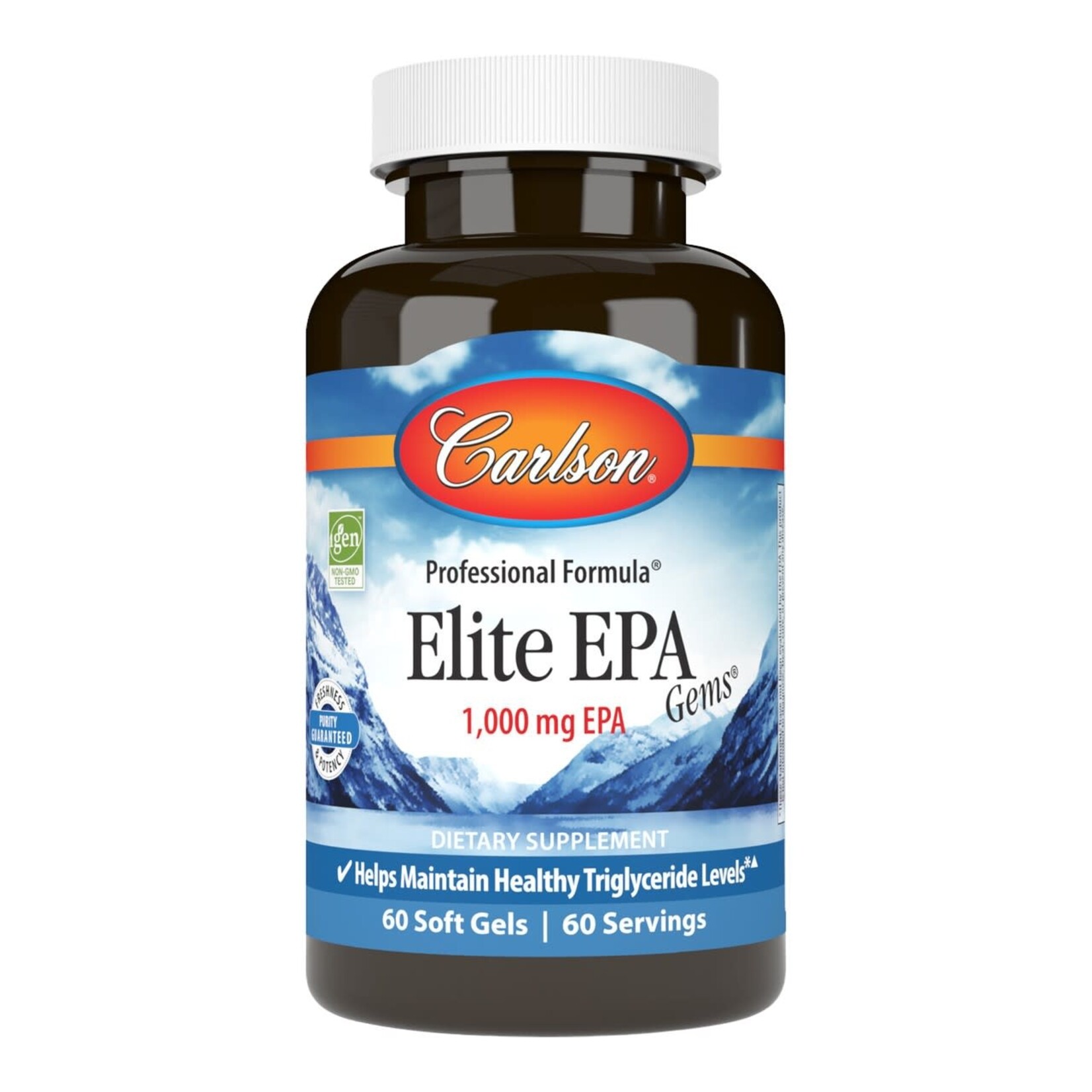 Carlson Labs Elite EPA Gems 1000mg 60c Carlson