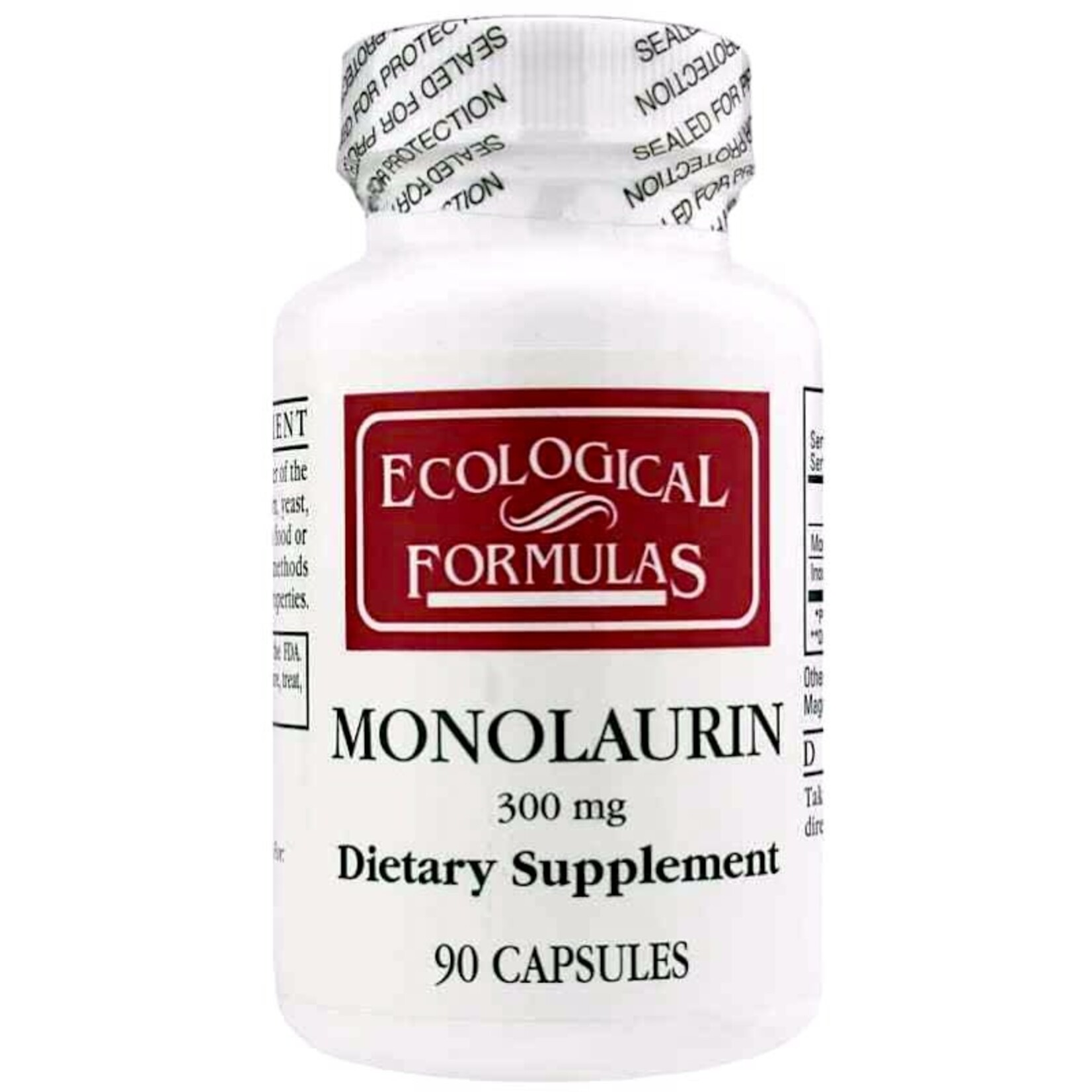 Ecological Formulas Monolaurin 300mg 90c Cardiovascular Research