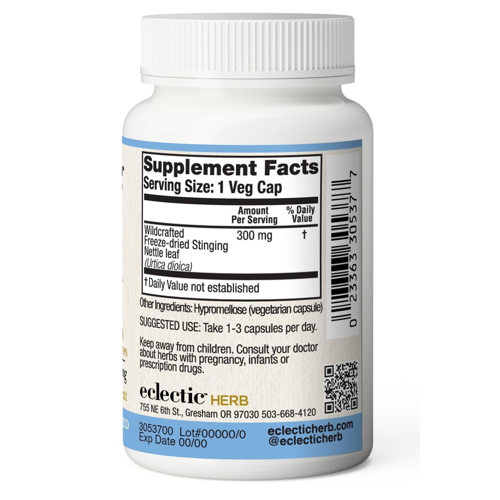 Eclectic Herb Nettle leaf 300mg 90c Eclectic