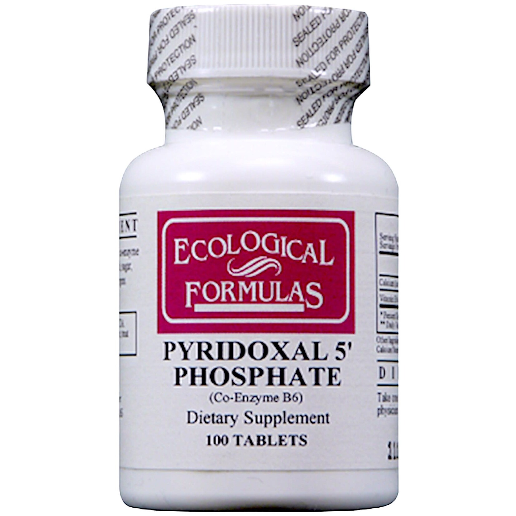 Ecological Formulas Pyridoxal 5 Phosphate (P5P) 20mg 100t Ecological Formulas