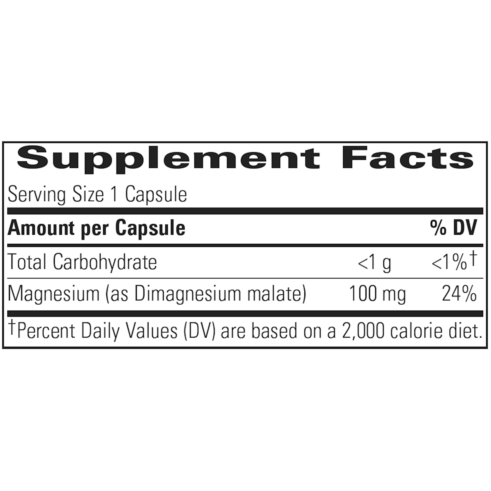 Integrative Therapeutics Magnesium Malate 100mg Integrative Therapeutics