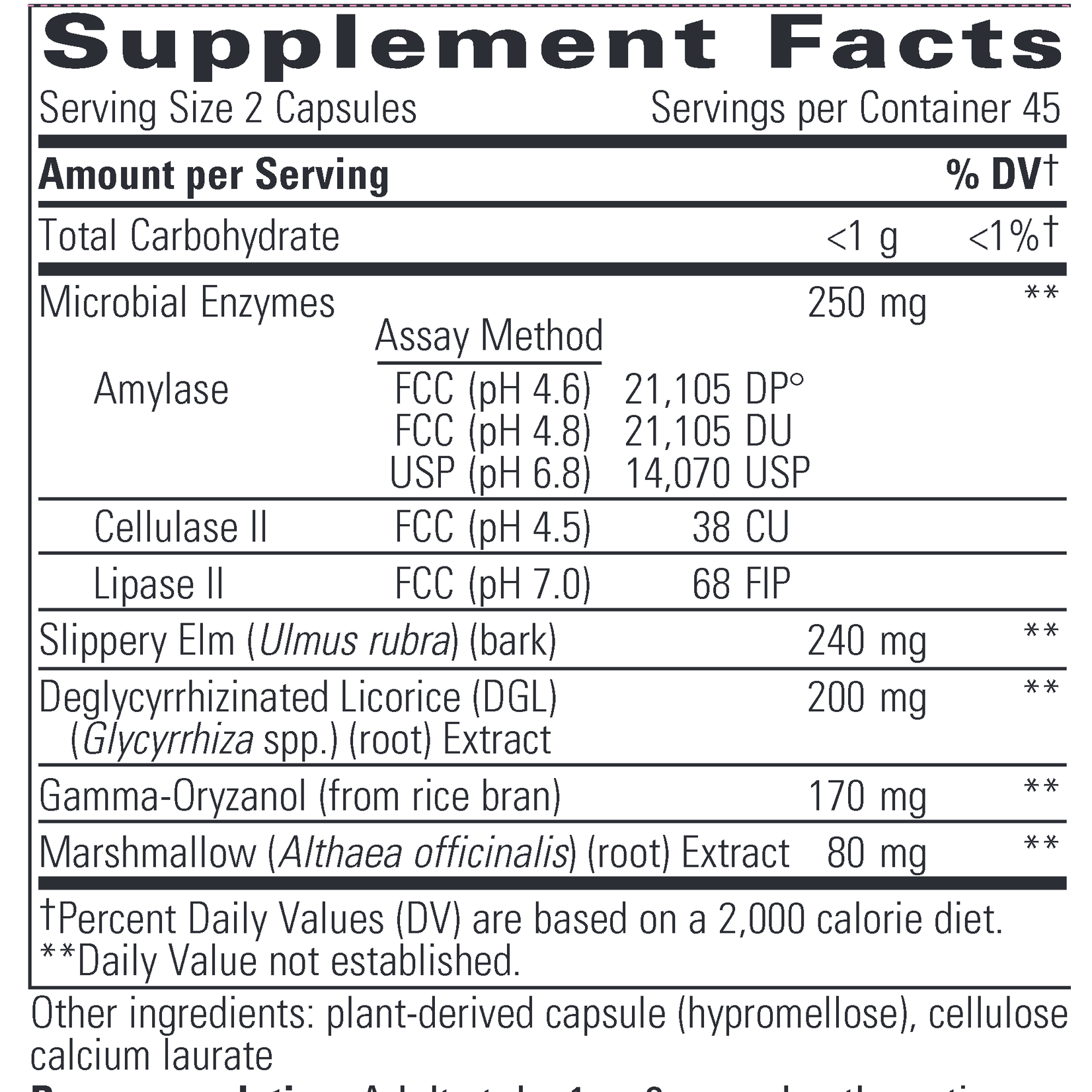 Integrative Therapeutics Similase Sensitive Stomach 90c Integrative Therapeutics