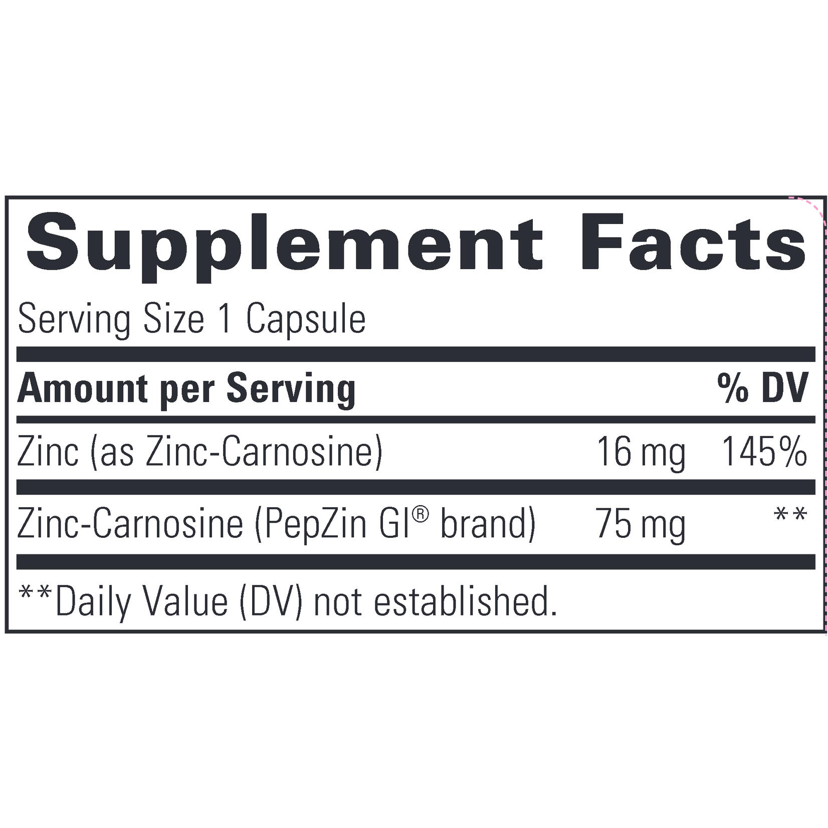 Integrative Therapeutics Zinc-Carnosine 60c Integrative Therapeutics