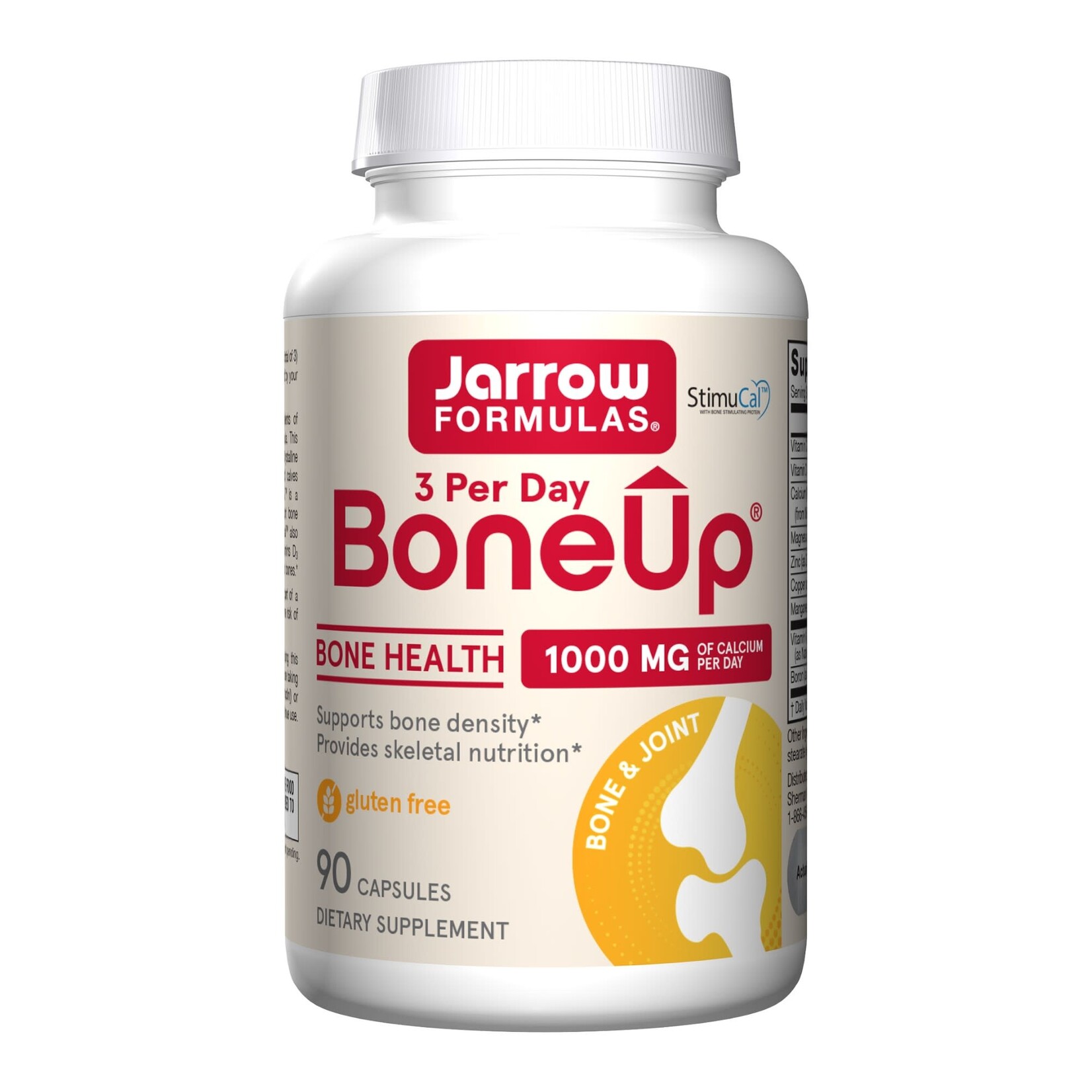 Jarrow Formulas Bone-Up Three Per Day 1000 mg 90c Jarrow