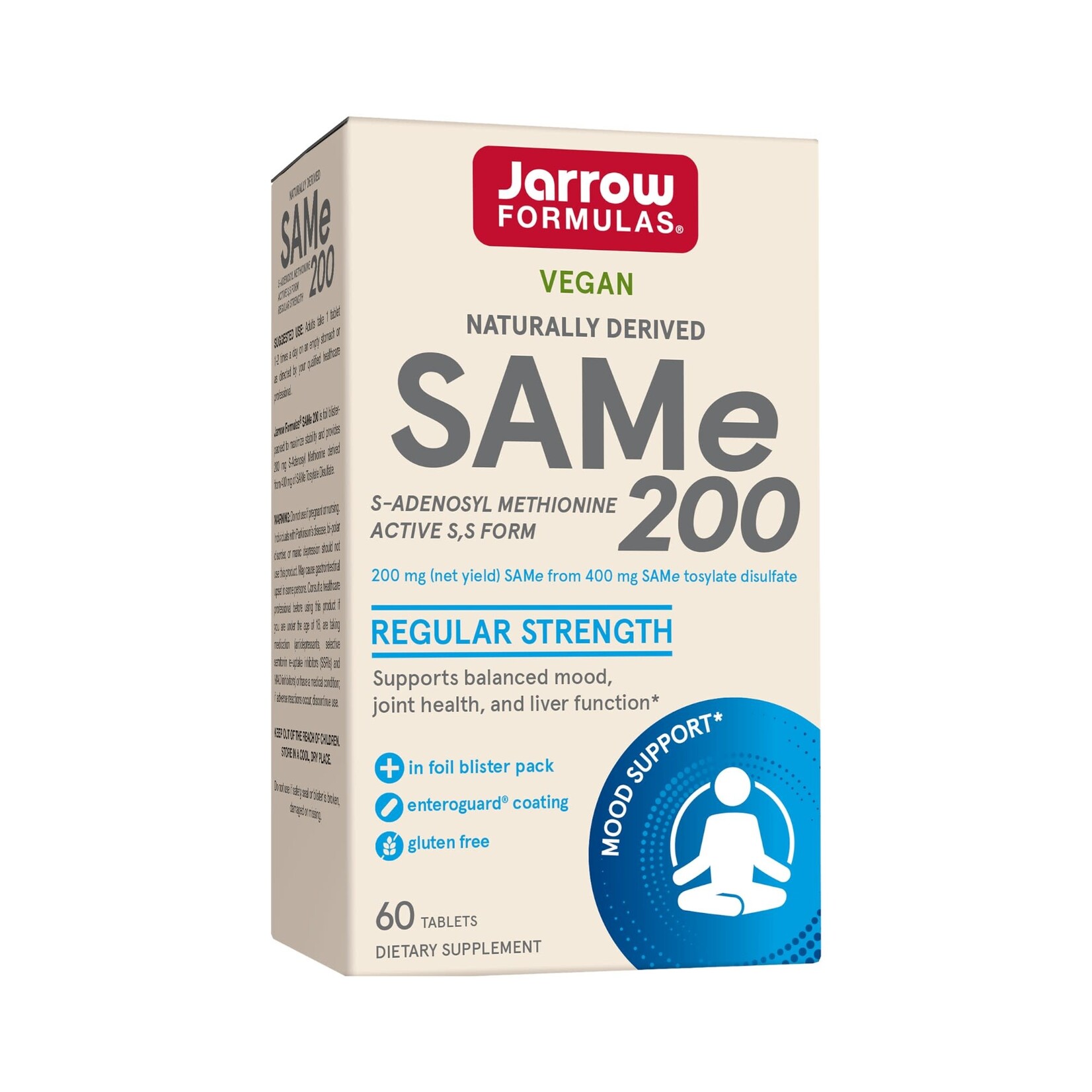 Jarrow Formulas SAMe 200mg 60t Jarrow