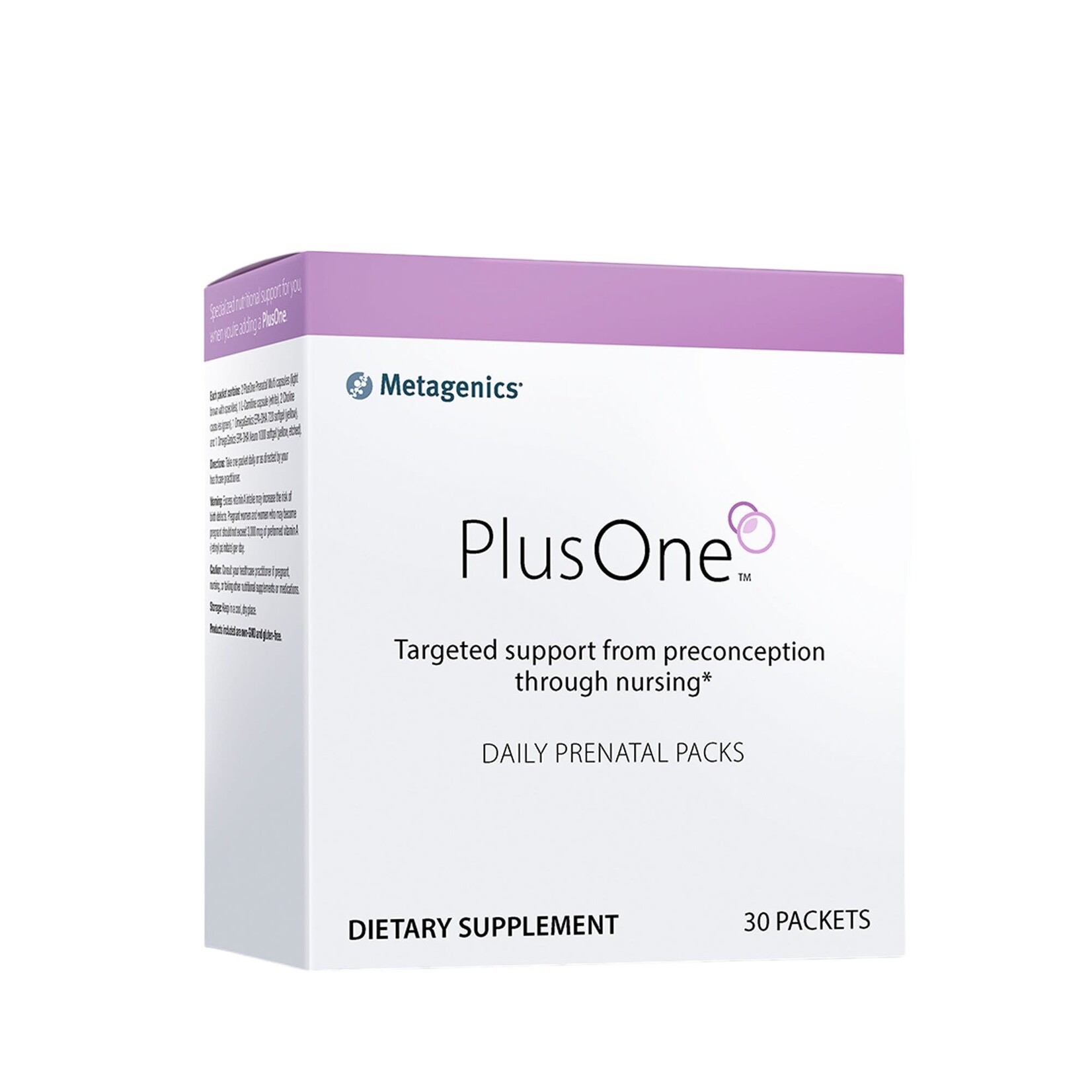 Metagenics Plus One Prenatal 30packs Metagenics