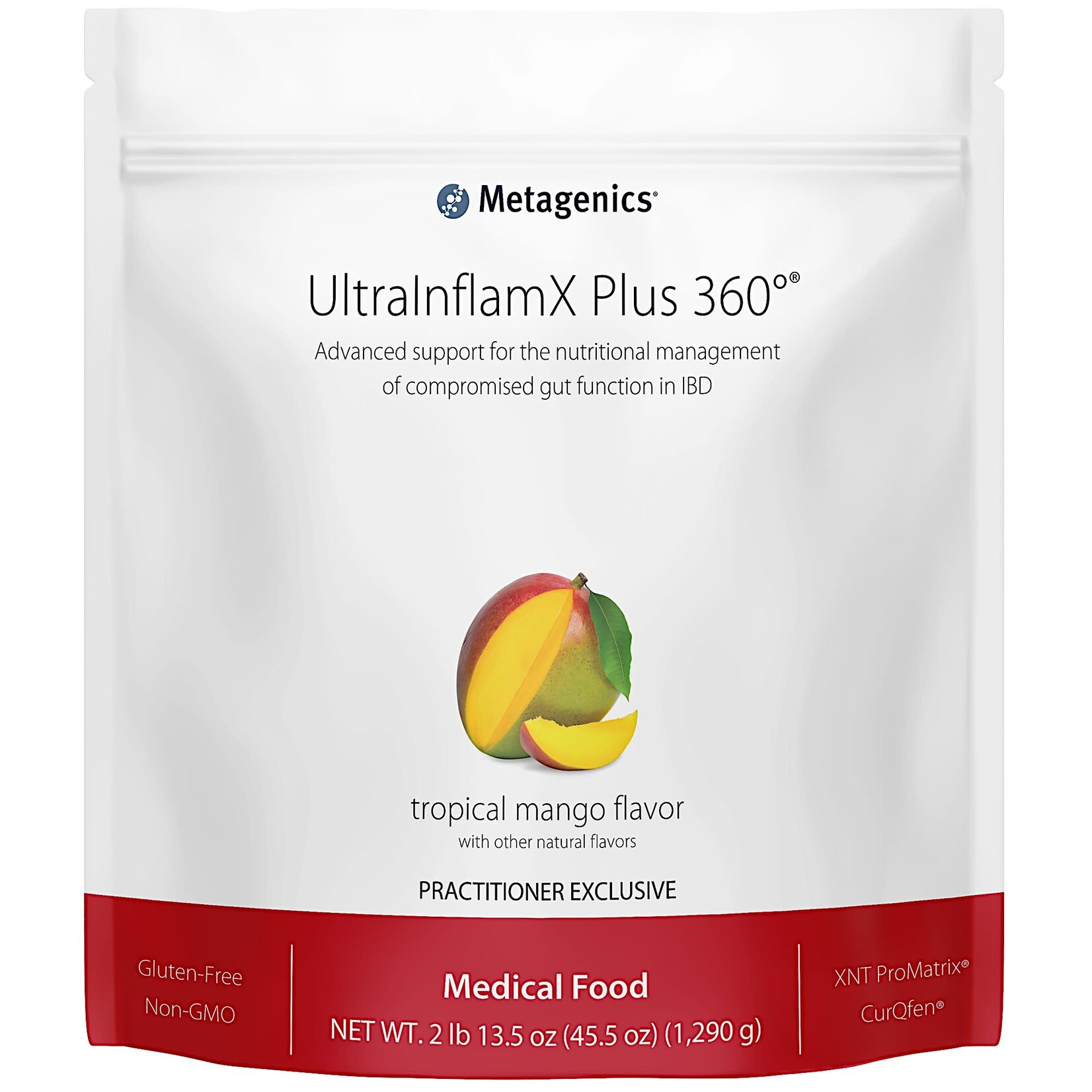 Metagenics UltraInflamX Plus 360 Mango 1290g Metagenics