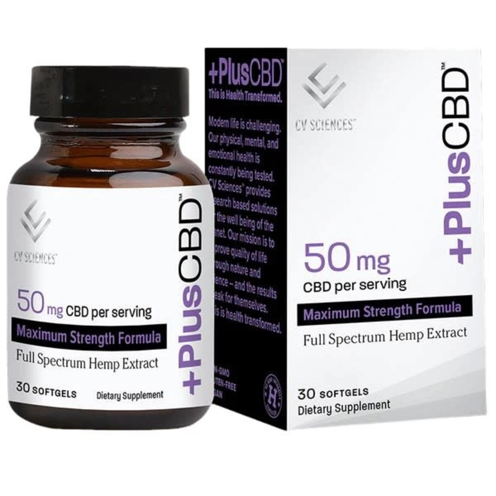 CV Sciences CBD Plus 50mg 30sg CV Sciences