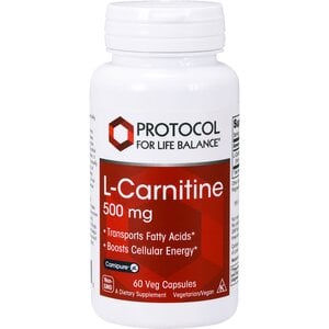 Protocol For Life L-Carnitine 500mg 60c Protocol
