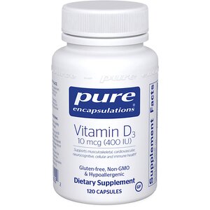 Pure Encapsulations Vitamin D3 400IU 120c Pure Encapsulations