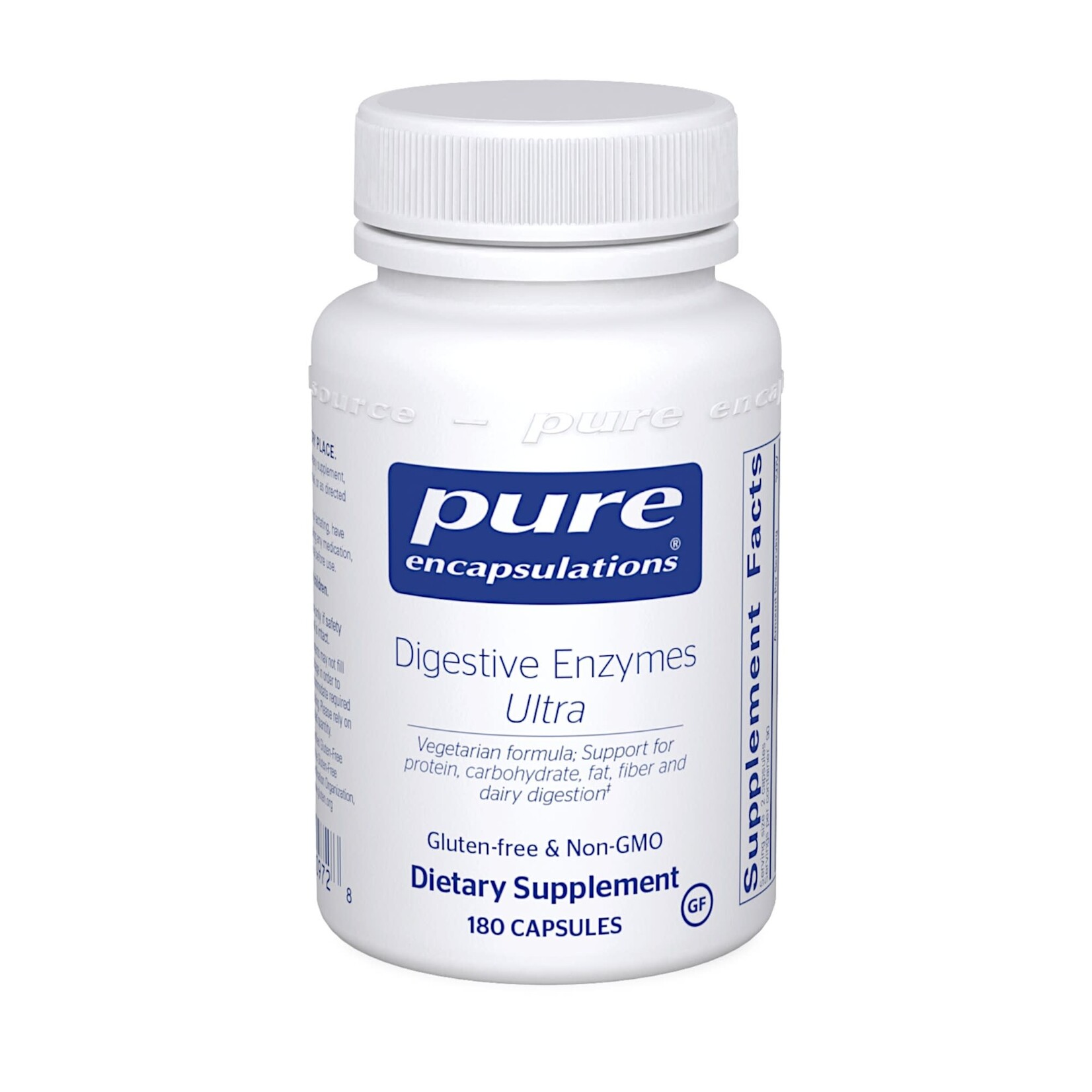 Pure Encapsulations Digestive Enzymes Ultra 180c Pure Encapsulations