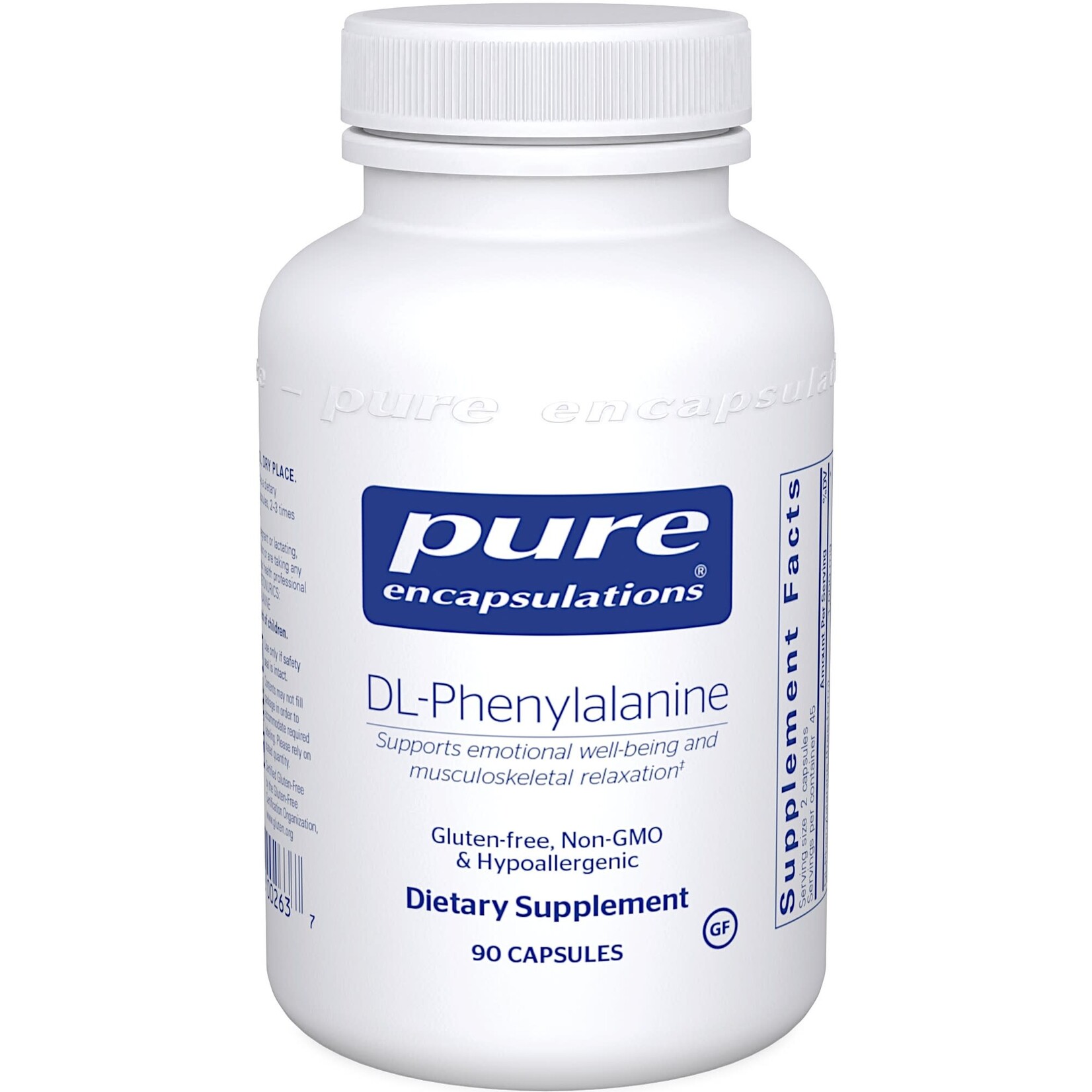 Pure Encapsulations DL-Phenylalanine 500mg 90c Pure Encapsulations