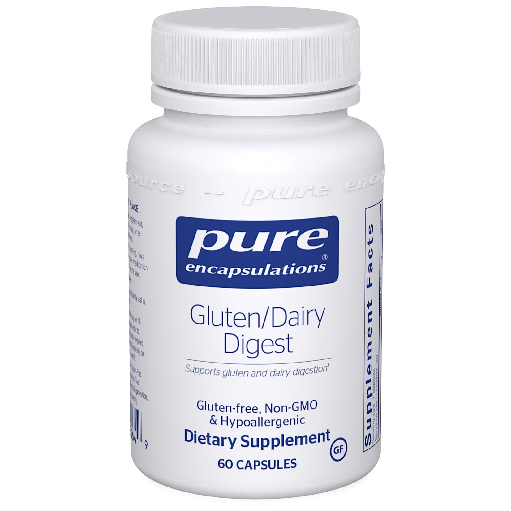 Pure Encapsulations Gluten/Dairy Digest 60c Pure Encapsulations