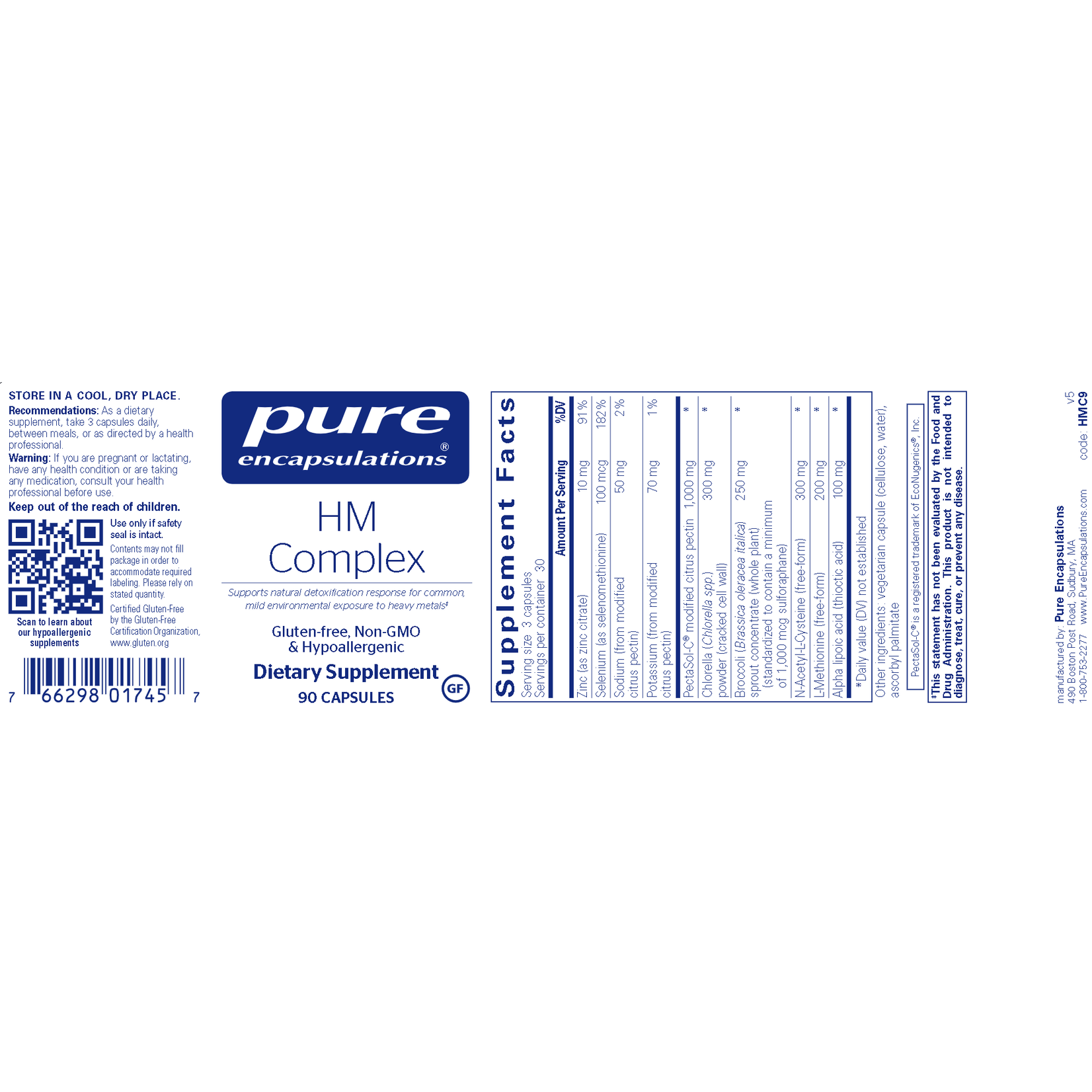 Pure Encapsulations HM Complex 90c Pure Encapsulations