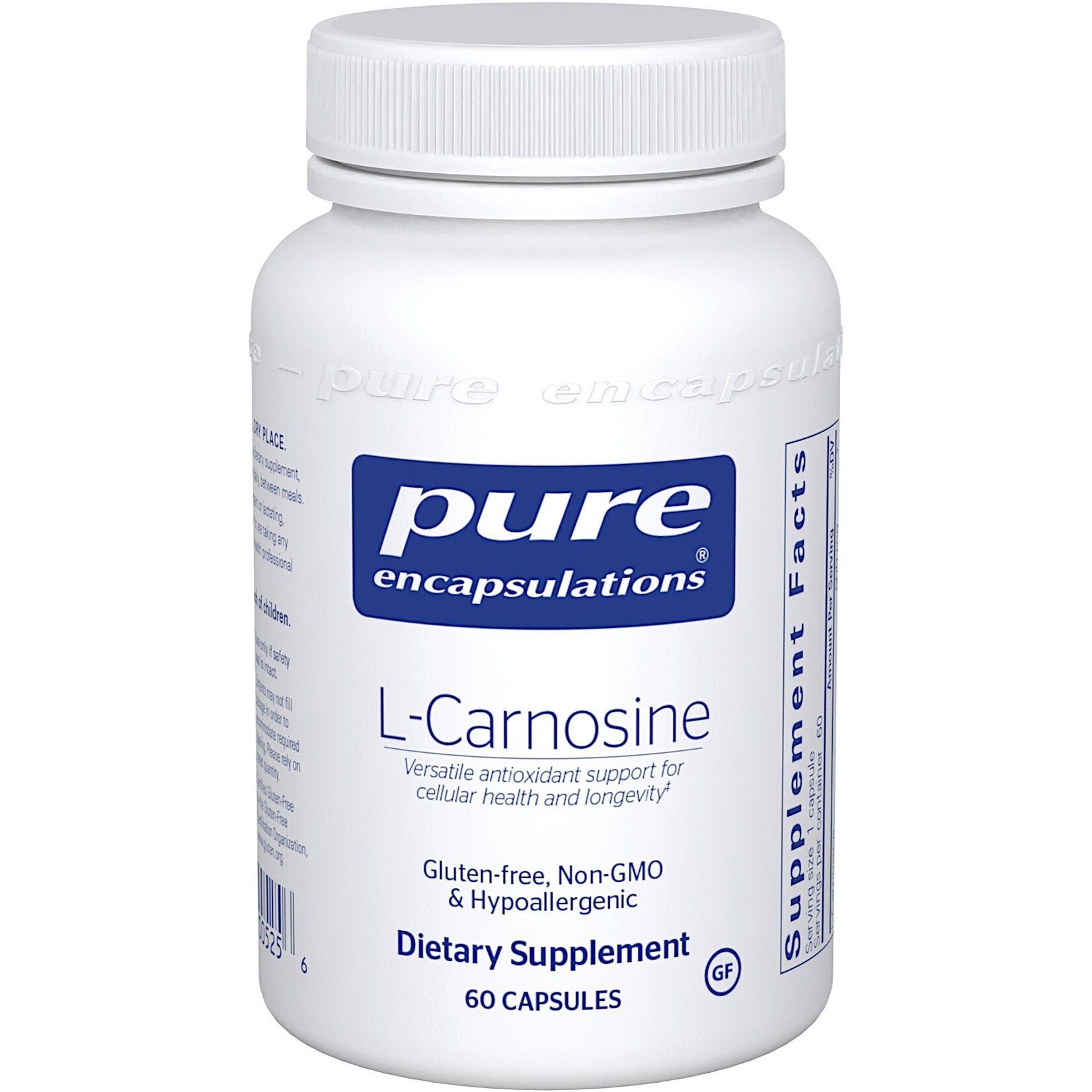 Pure Encapsulations L-Carnosine 500mg 60c Pure Encapsulations