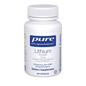 Pure Encapsulations Lithium Orotate 5mg 90c Pure Encapsulations