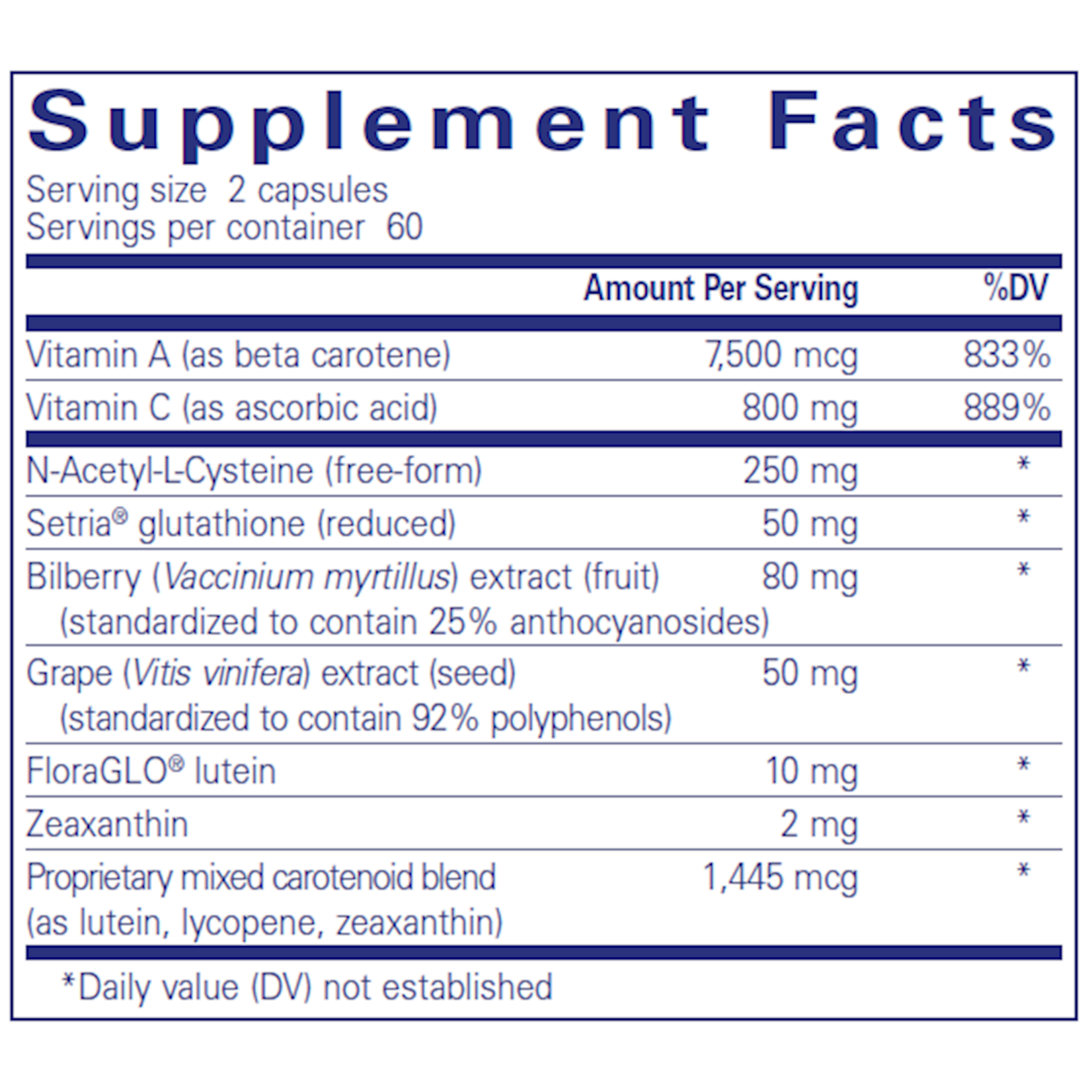 Pure Encapsulations Macular Support Formula 120c Pure Encapsulations