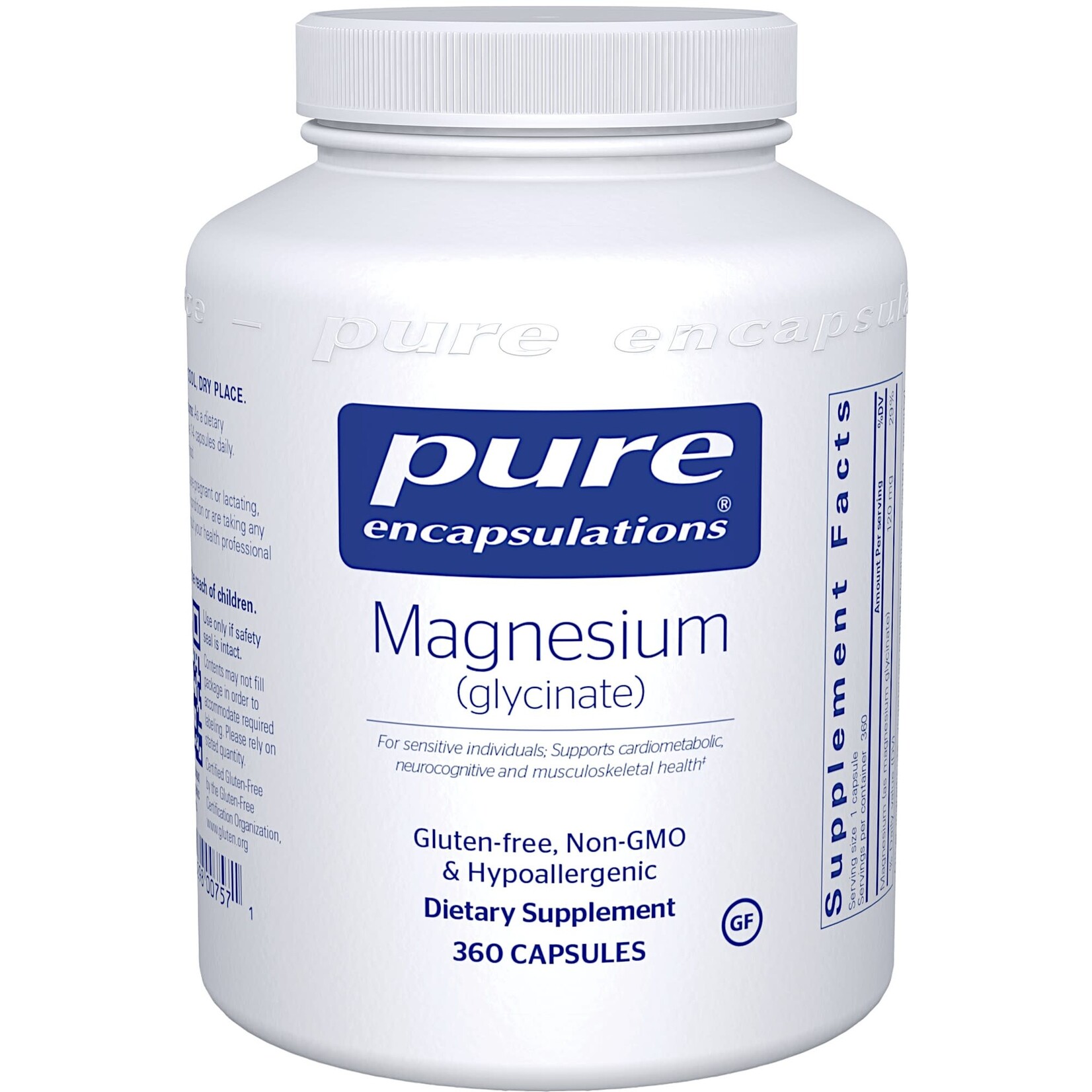 Pure Encapsulations Magnesium (glycinate) 120mg 360c Pure Encapsulations