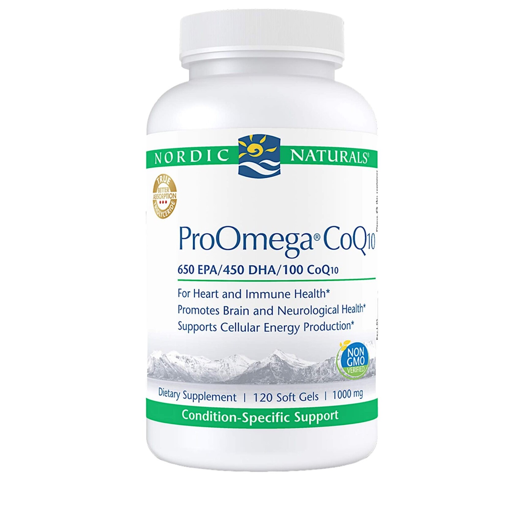 Nordic Naturals Pro Omega CoQ10 120c Nordic Naturals