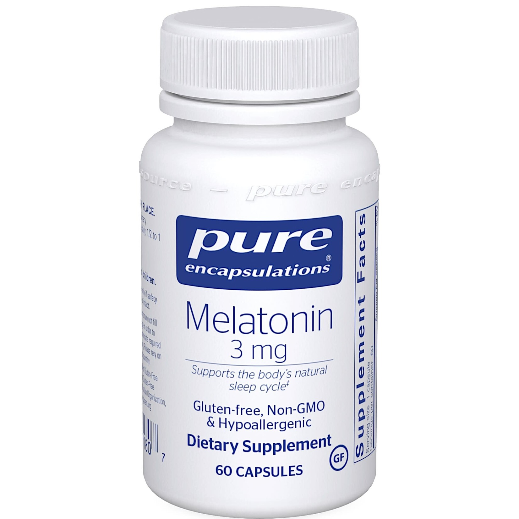 Pure Encapsulations Melatonin 3mg 60c Pure Encapsulations