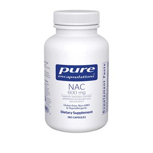 Pure Encapsulations NAC (N-Acetyl-l-Cysteine) 600mg 180c Pure Encapsulations