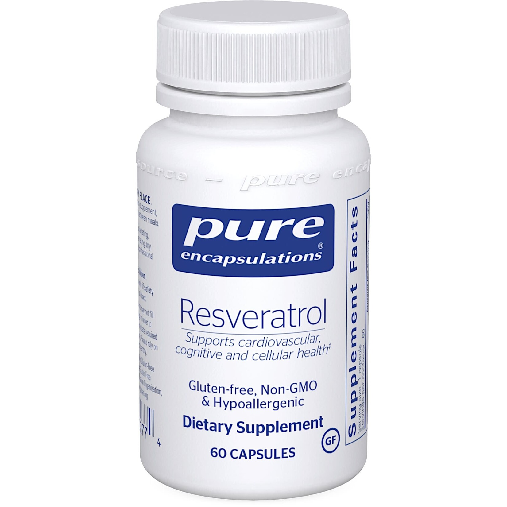 Pure Encapsulations Resveratrol 40mg 60c Pure Encapsulations