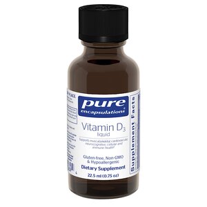 Pure Encapsulations Vitamin D3 Liquid 1,000 IU 22.5mL Pure Encapsulations