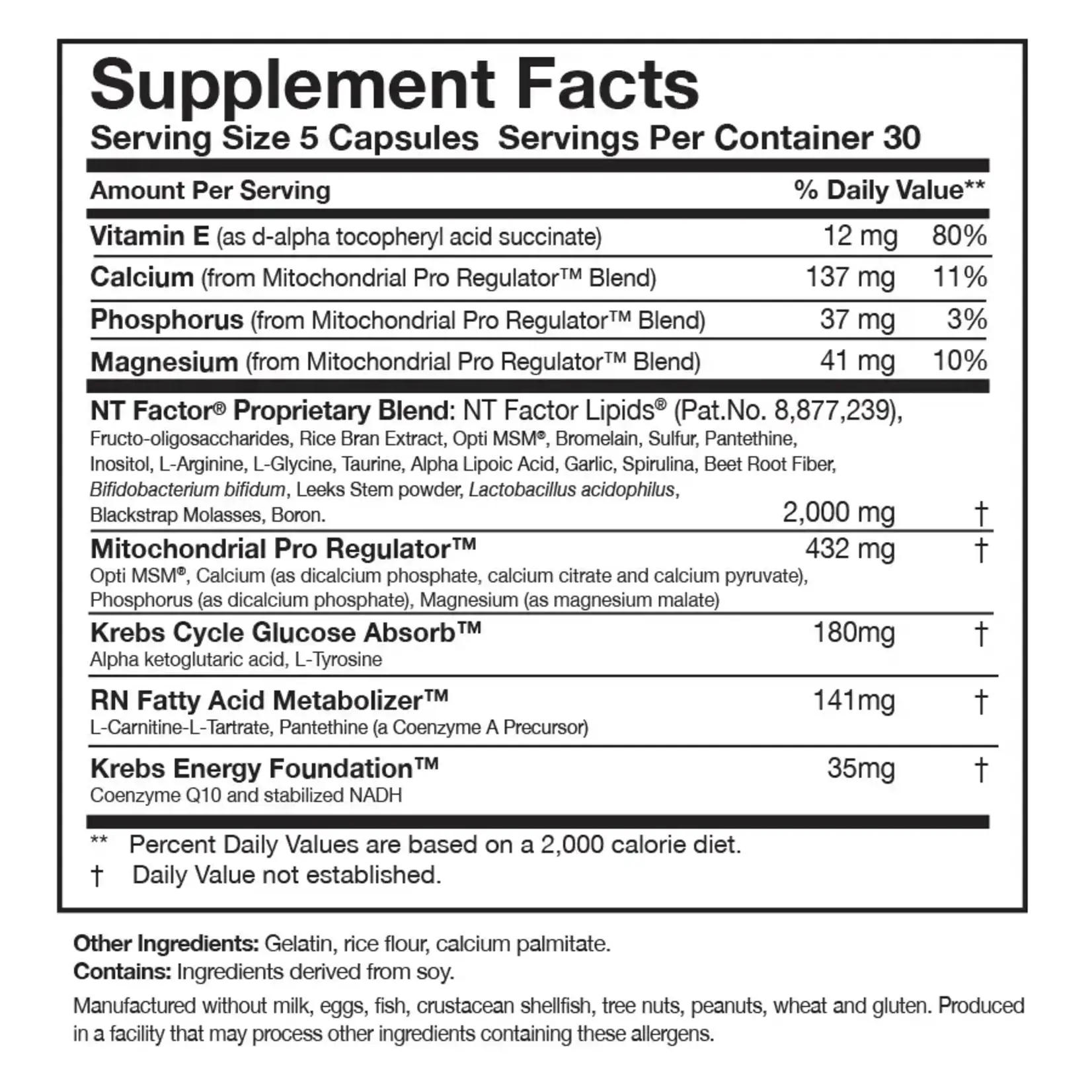 Researched Nutritionals ATP Fuel 150c Research Nutritionals