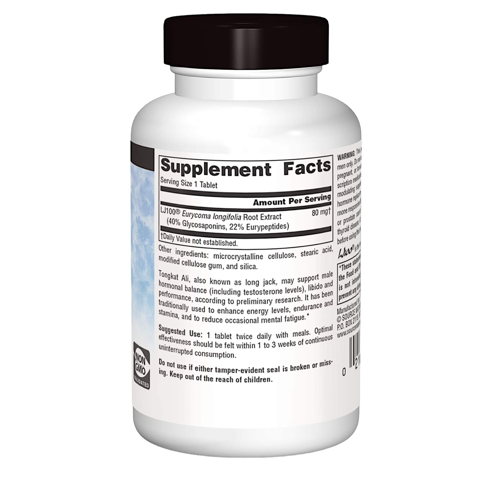 Source Naturals Tongkat Ali 80mg 30t Source Naturals