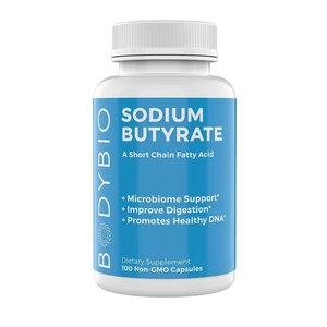BodyBio Sodium Butyrate 600mg 100c BodyBio