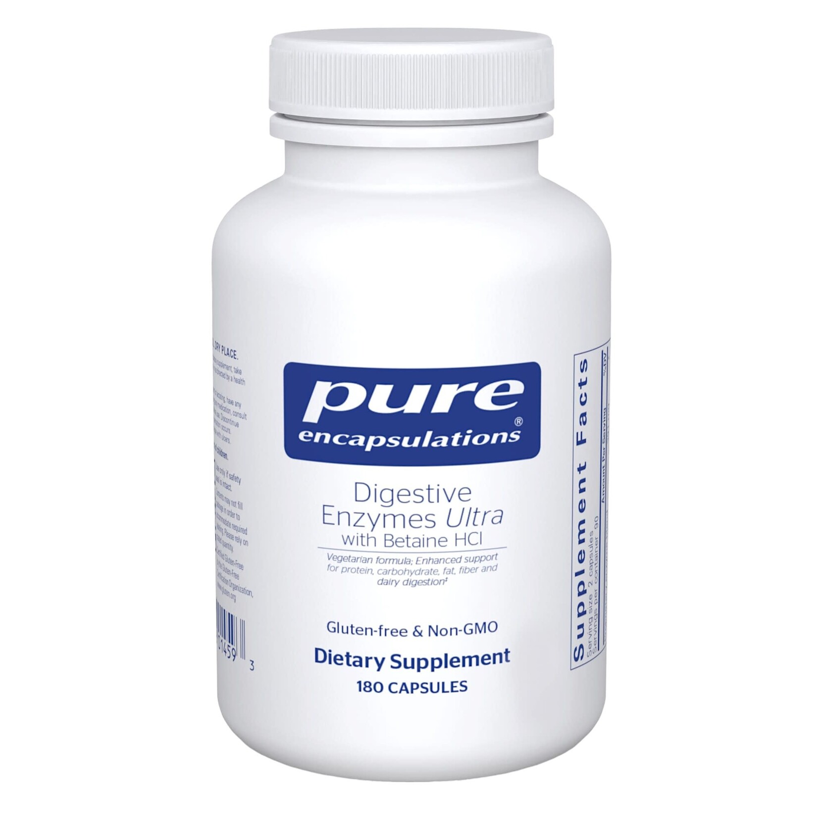 Pure Encapsulations Digestive Enzymes Ultra w/HCL 180c Pure Encapsulations