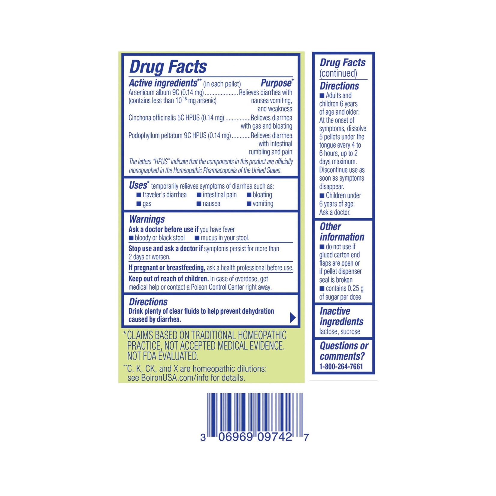 Boiron Diaralia On The Go 2 tubes Boiron