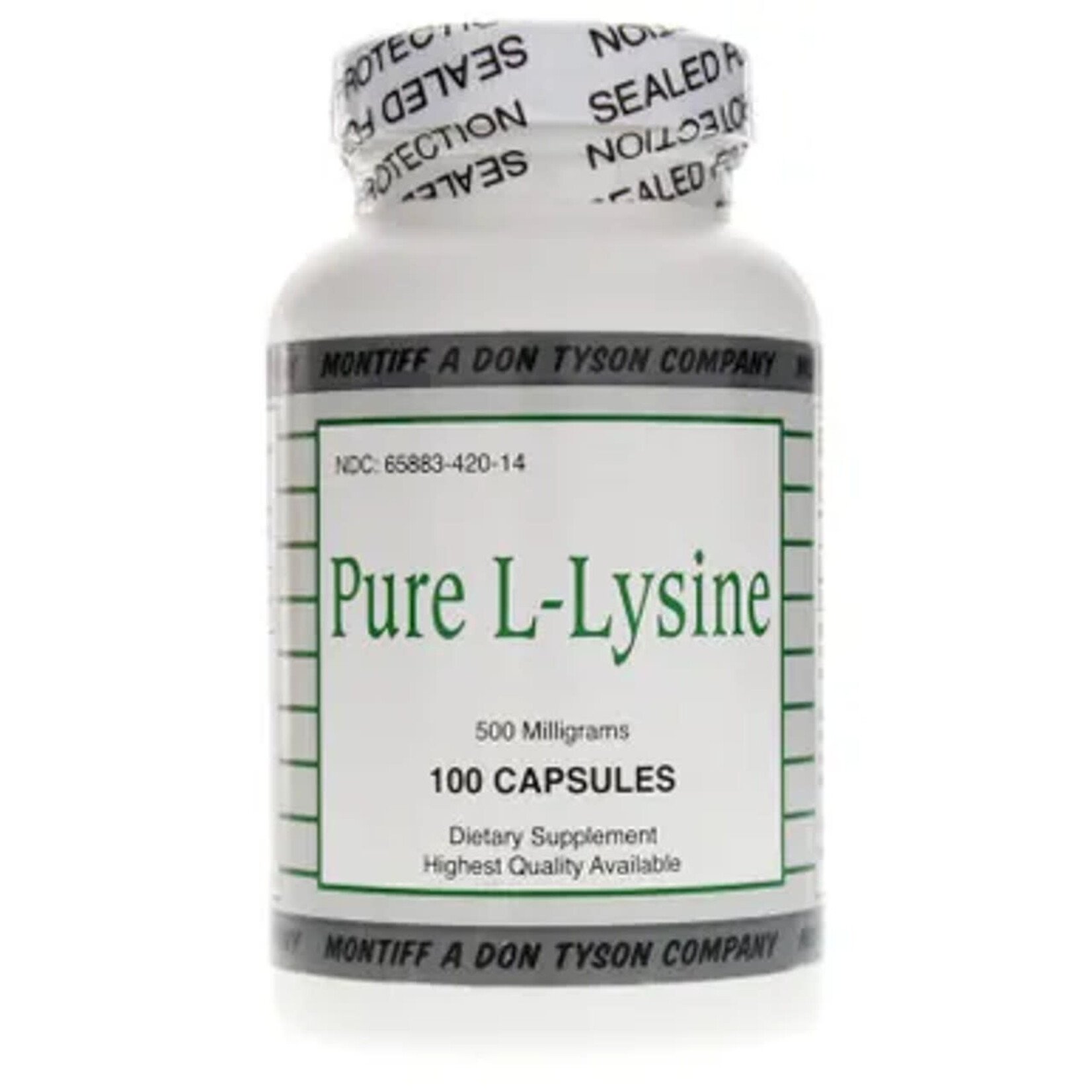 Montiff Pure L-Lysine 500mg 100c Montiff