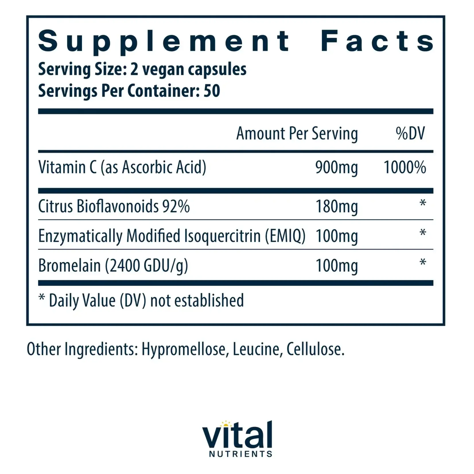 Vital Nutrients Aller-C 100c Vital Nutrients