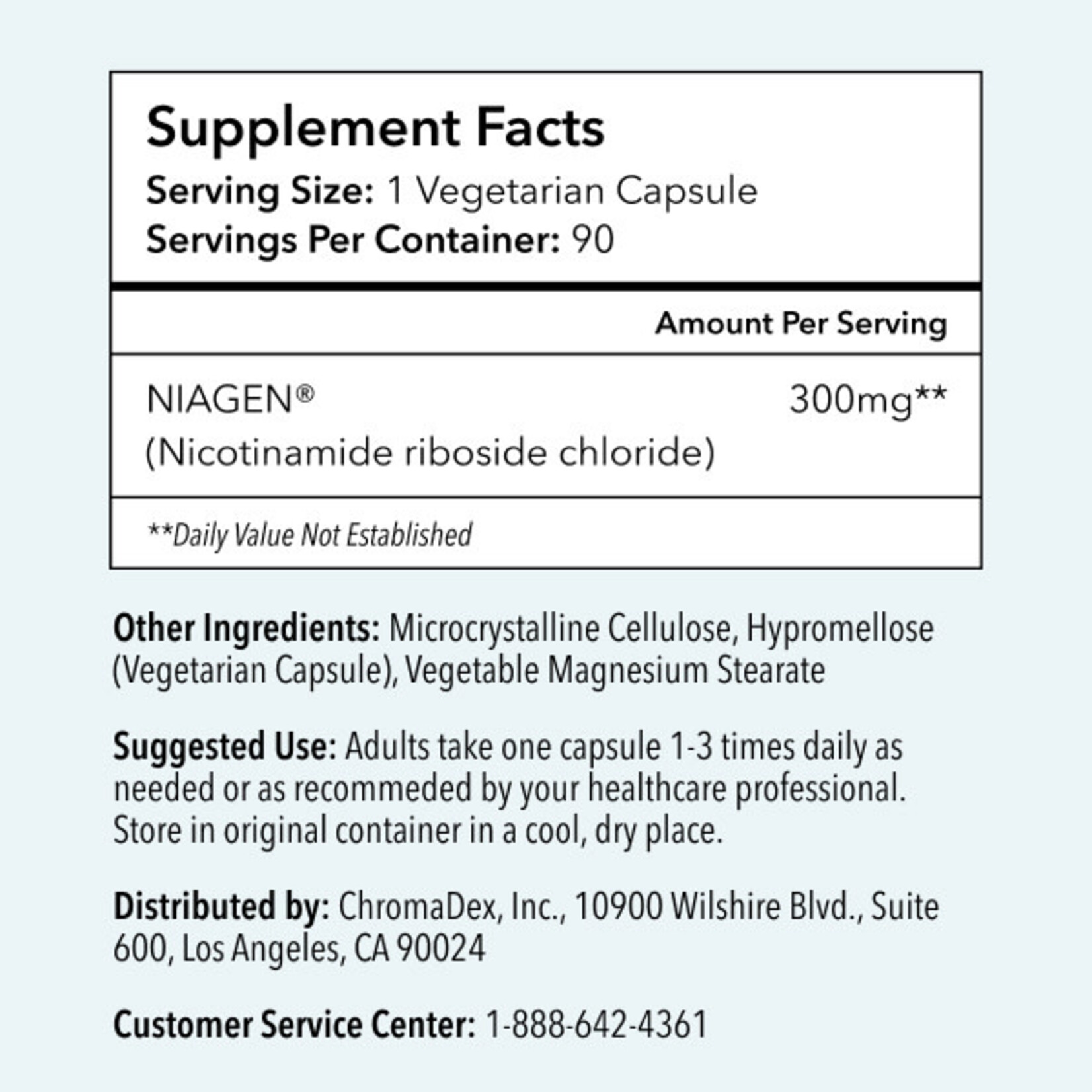 TruNiagen Tru Niagen 300mg 90c