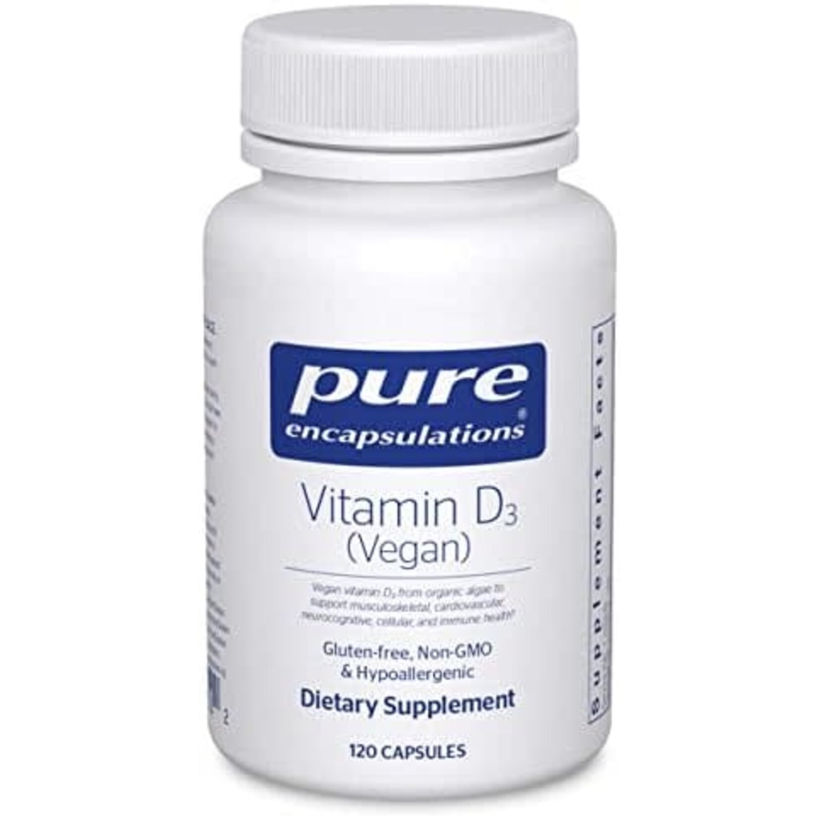 Pure Encapsulations Vegan Vitamin D 120 caps Pure